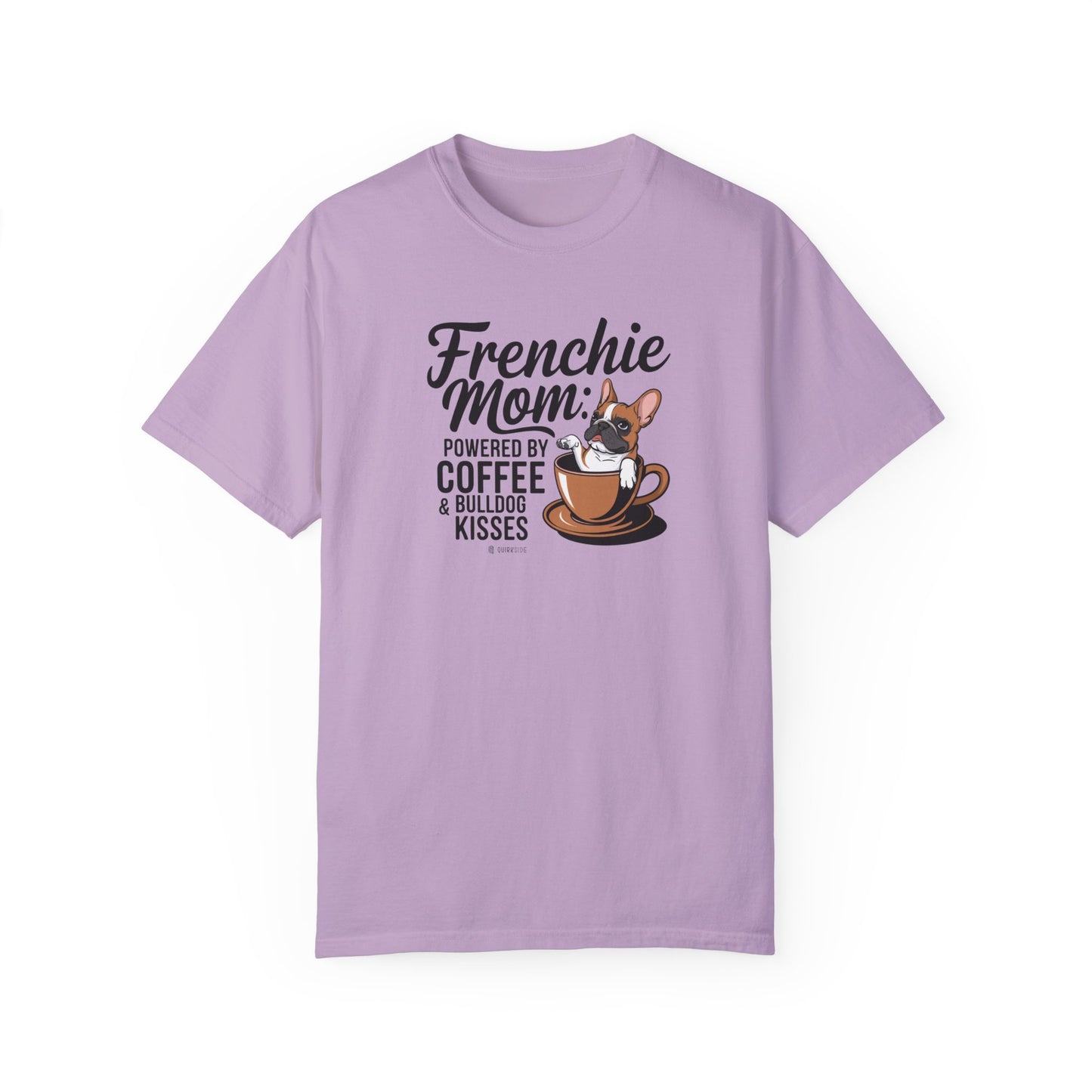 French Bulldog Lover Unisex Garment-Dyed T-shirt, Dog Parent Tee, Cute Bulldog Shirt, Pet Lover Top, Animal Graphic Tee