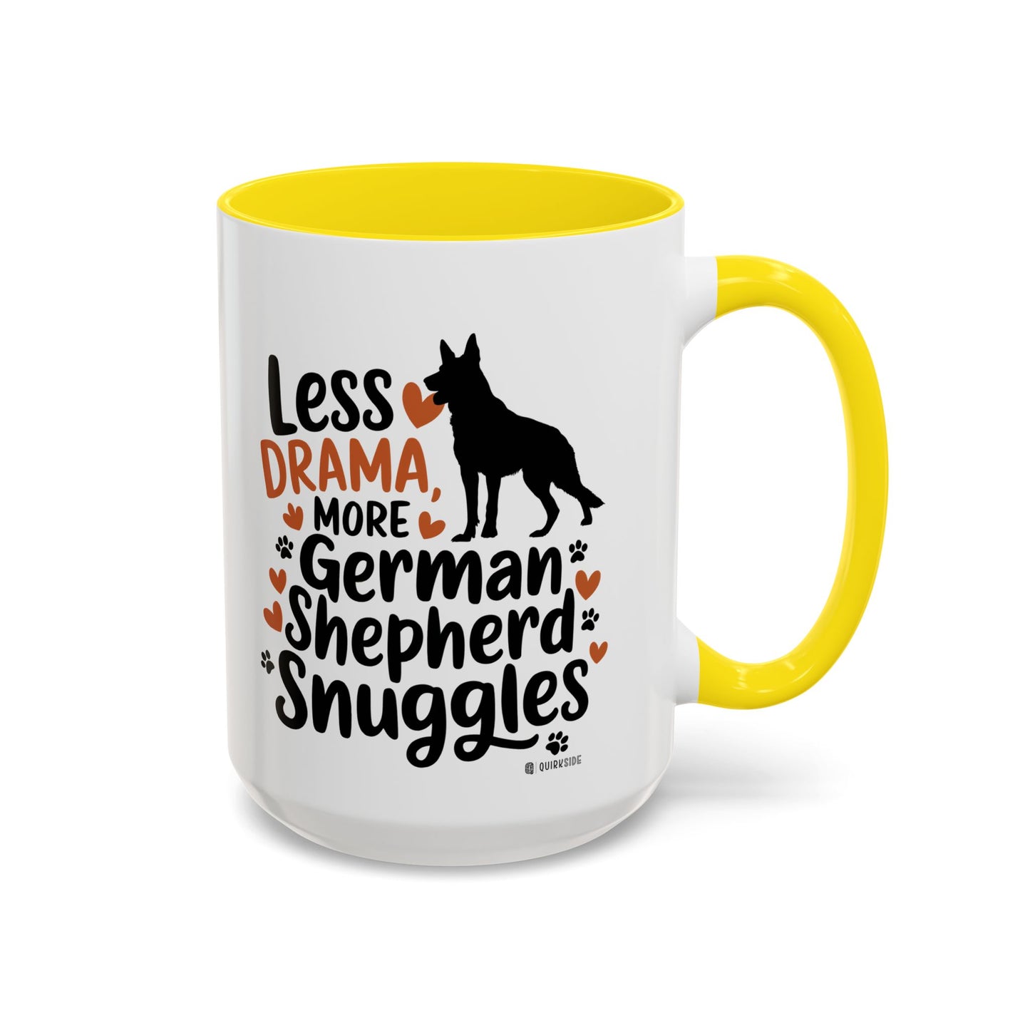 German Shepherd Love Mug | Accent Coffee Mug | Dog Mom Gift | Pet Owner Gift | Animal Lover Coffee Mug | Funny Dog Mug