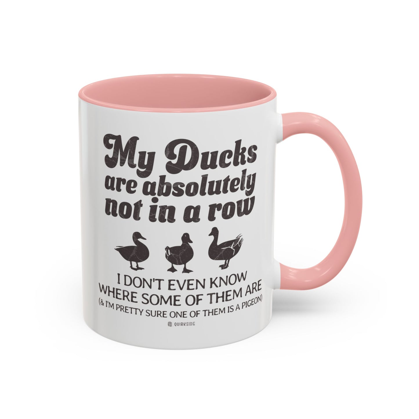 Humorous Accent Coffee Mug, Gift for Duck Lovers, Quirky Coffee Cup for Home or Office, Fun Mug for Birthdays, Funny Office Gift