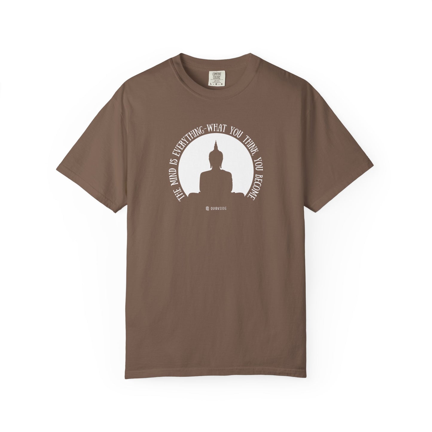 Buddha Quote Mind Power T-shirt, Inspirational Tee, Positive Thinking Shirt, Meditation Top, Unisex Graphic Apparel