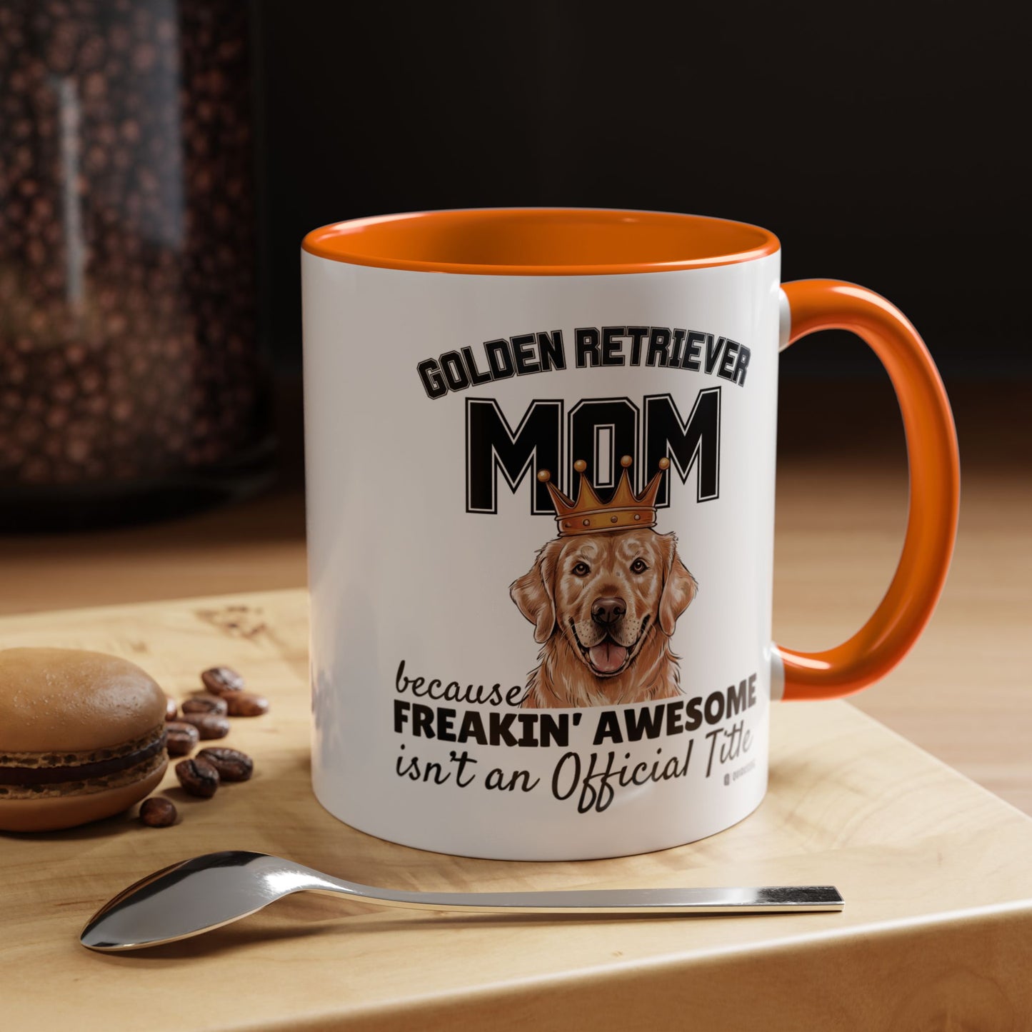 Golden Retriever Mom Coffee Mug - Perfect Gift for Dog Lovers, Pet Owners, Birthday, Mother's Day, Funny Dog Mom Mug