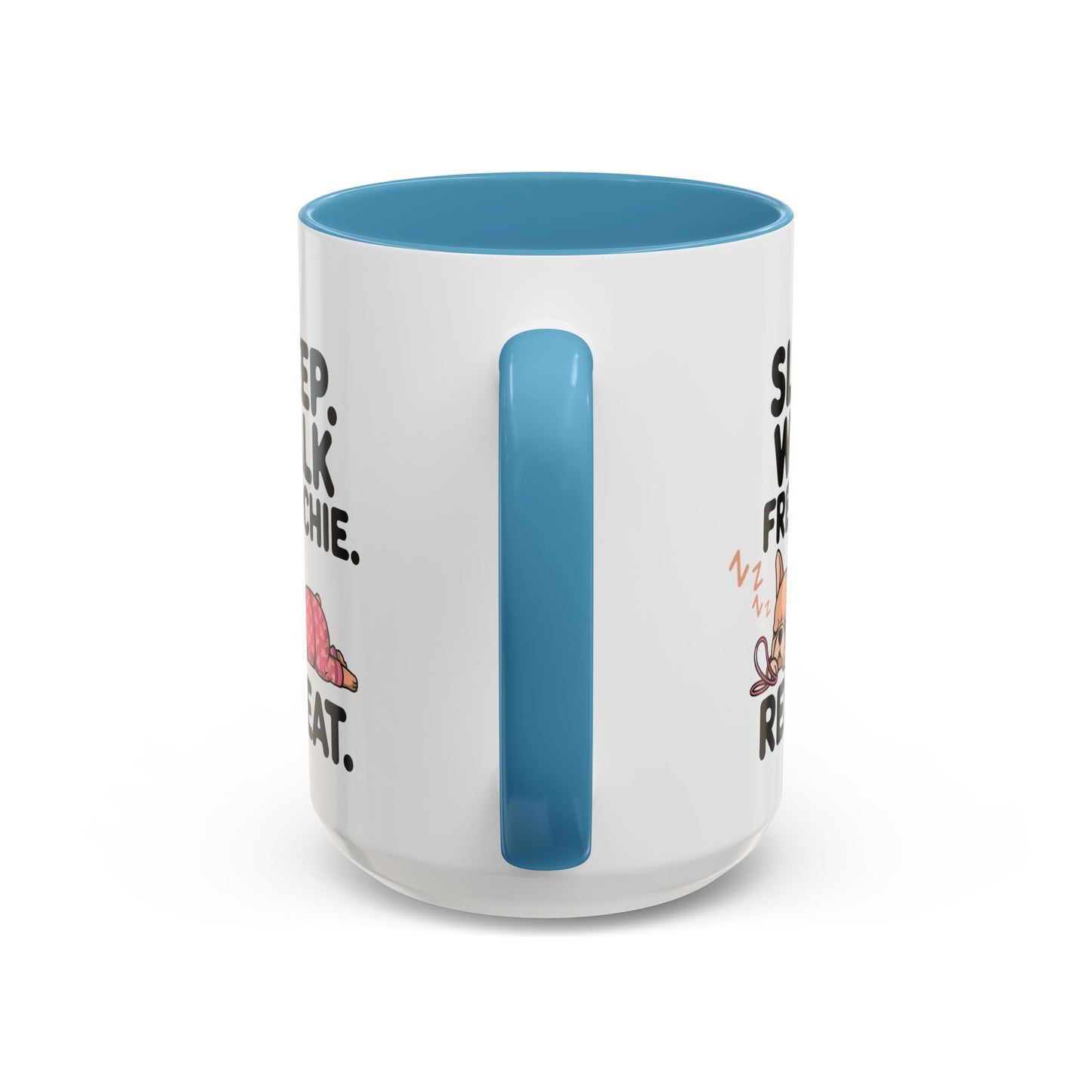French Bulldog Coffee Mug with Cute Sleepy Design, Dog Lover Gift, Humorous Mug, Pet Owner Essentials, Frenchie Appreciation