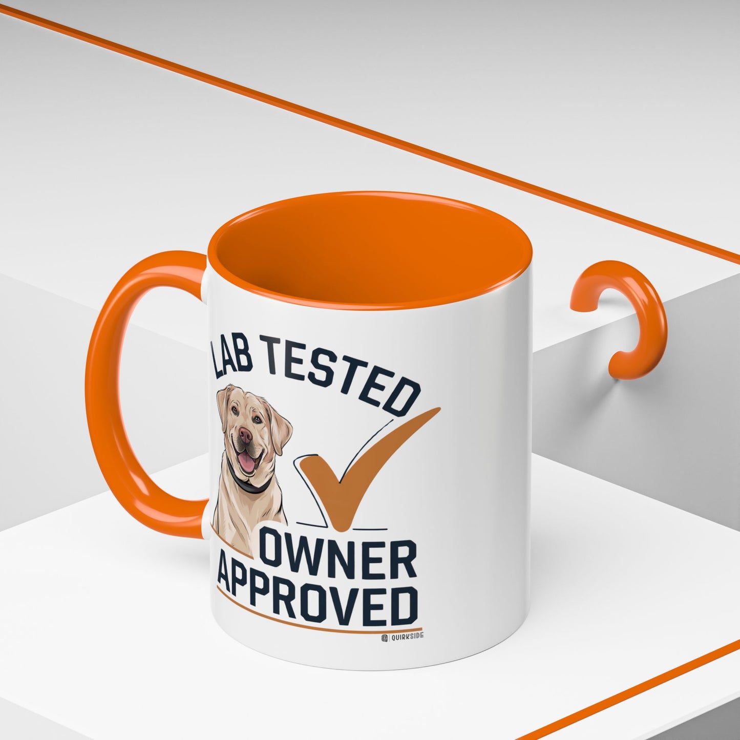 Lab Tested Owner Approved Coffee Mug, Dog Lover Gift, Pet Owner Present, Funny Mug for Dog Moms, Lab Dog Coffee Mug, Unique Dog Gifts