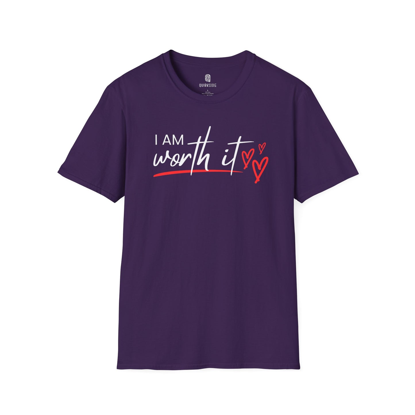 Inspirational Self-Worth Unisex T-Shirt, Self-Confidence Tee, Motivational Shirt, Empowering Graphic Top, Positive Quote Apparel - Quirkside Creations