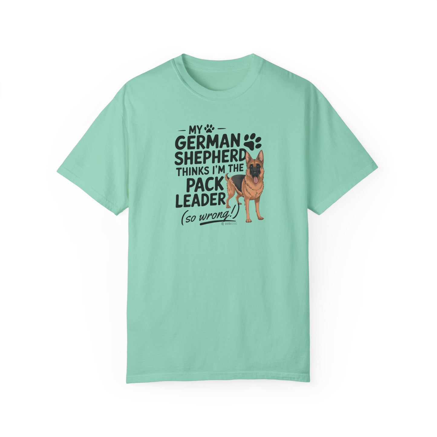 German Shepherd Dog Lover Unisex Garment-Dyed T-shirt, Parent Gift, Funny Dog Tee, Dog Mom Shirt, Gift for Dog Lovers