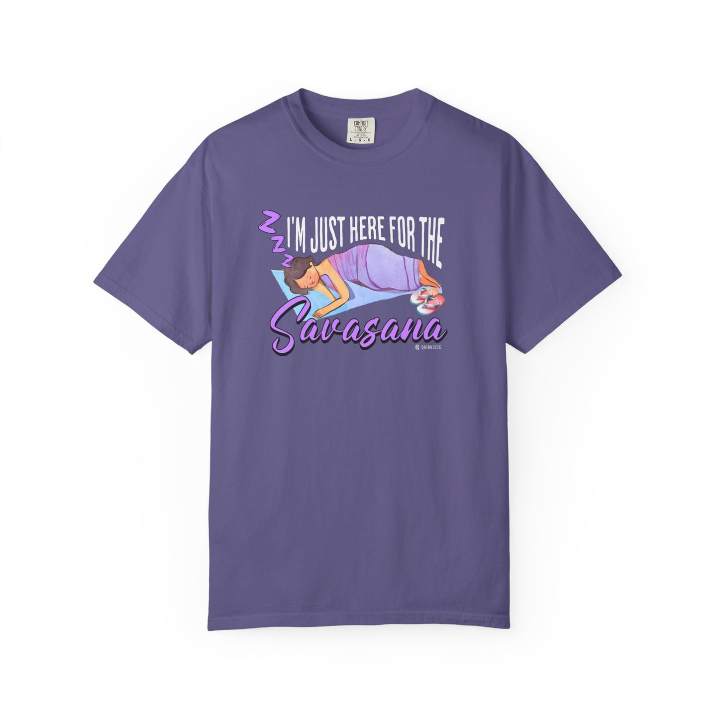 Yoga Lover Unisex Garment-Dyed T-shirt, Funny Quote Tee, Meditation Shirt, Relaxation Top, Namaste Apparel