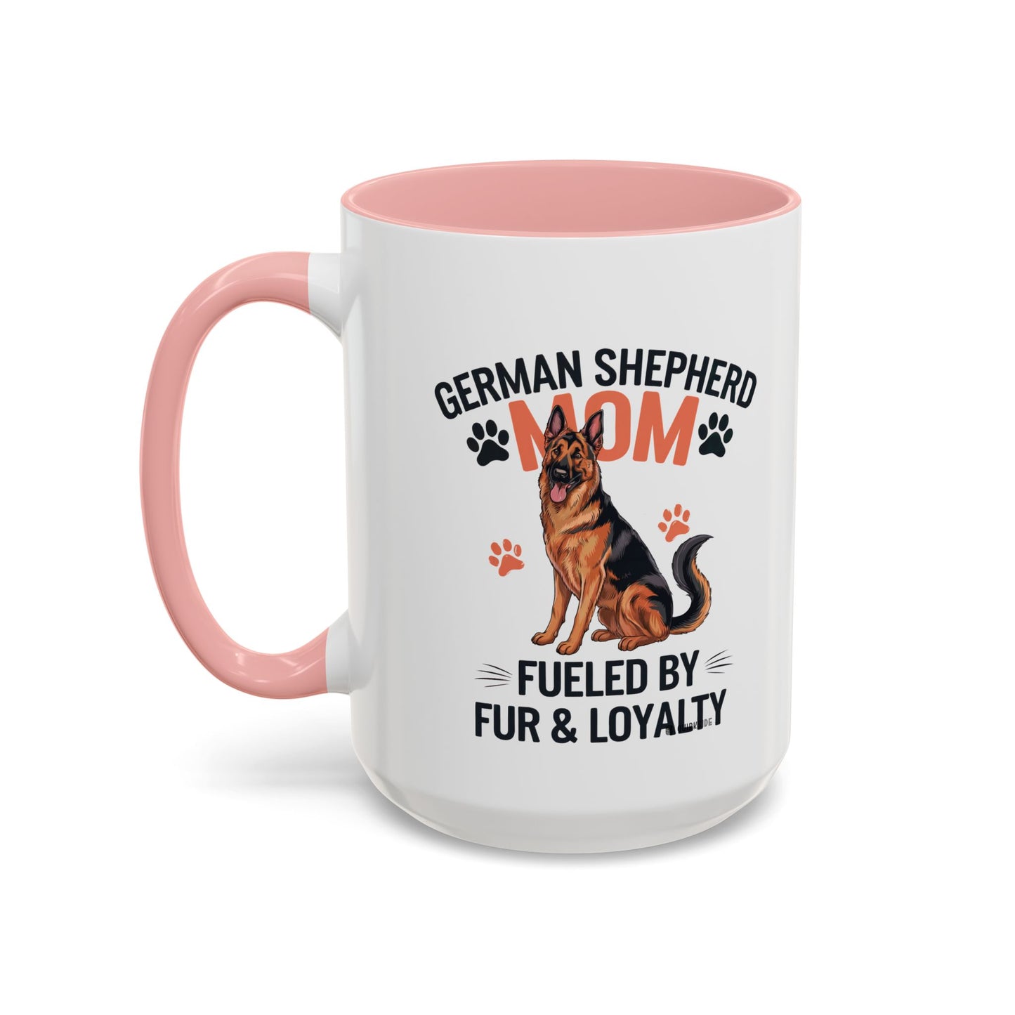 German Shepherd Mom Accent Coffee Mug: Perfect Gift for Dog Lovers, Pet Owners, Dog Enthusiasts, Animal Lovers