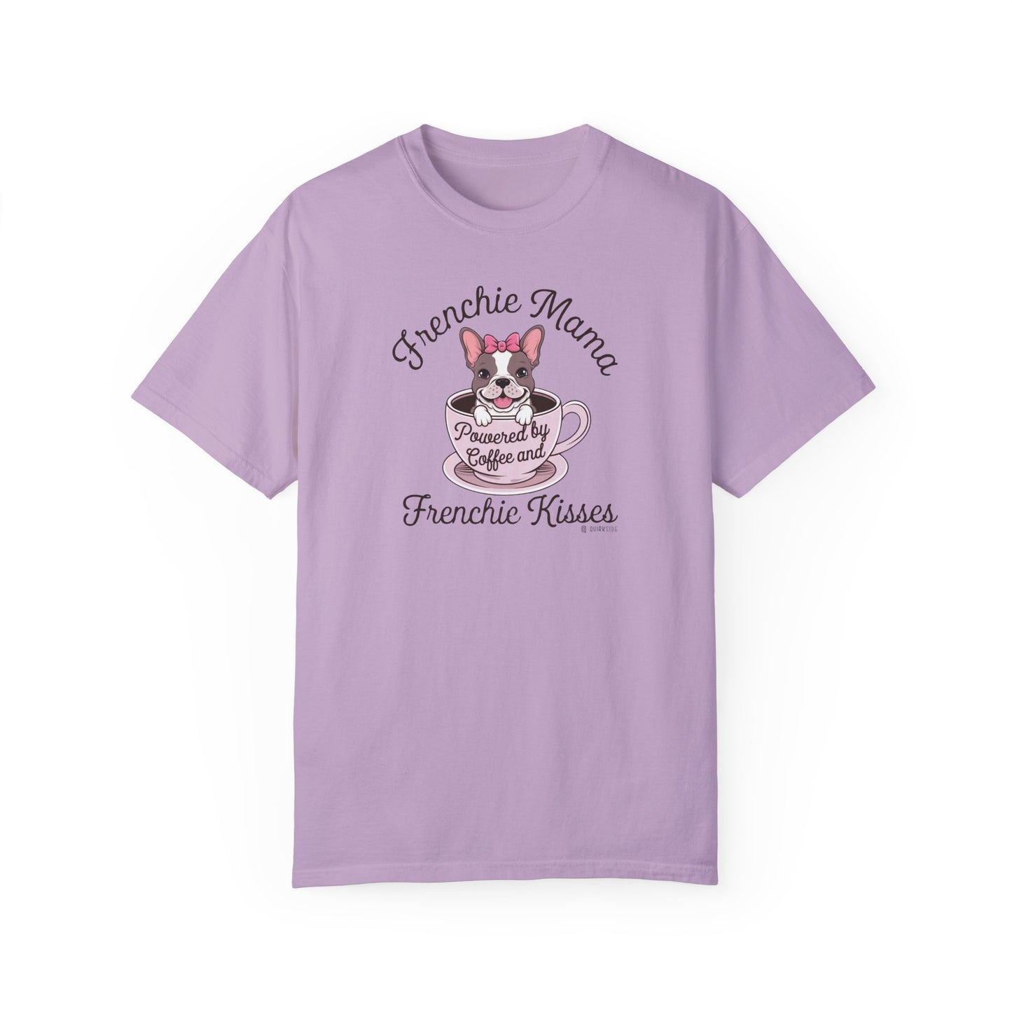 French Bulldog Lover Unisex Garment-Dyed T-shirt, Dog Parent Tee, Cute Bulldog Shirt, Pet Lover Top, Animal Graphic Tee