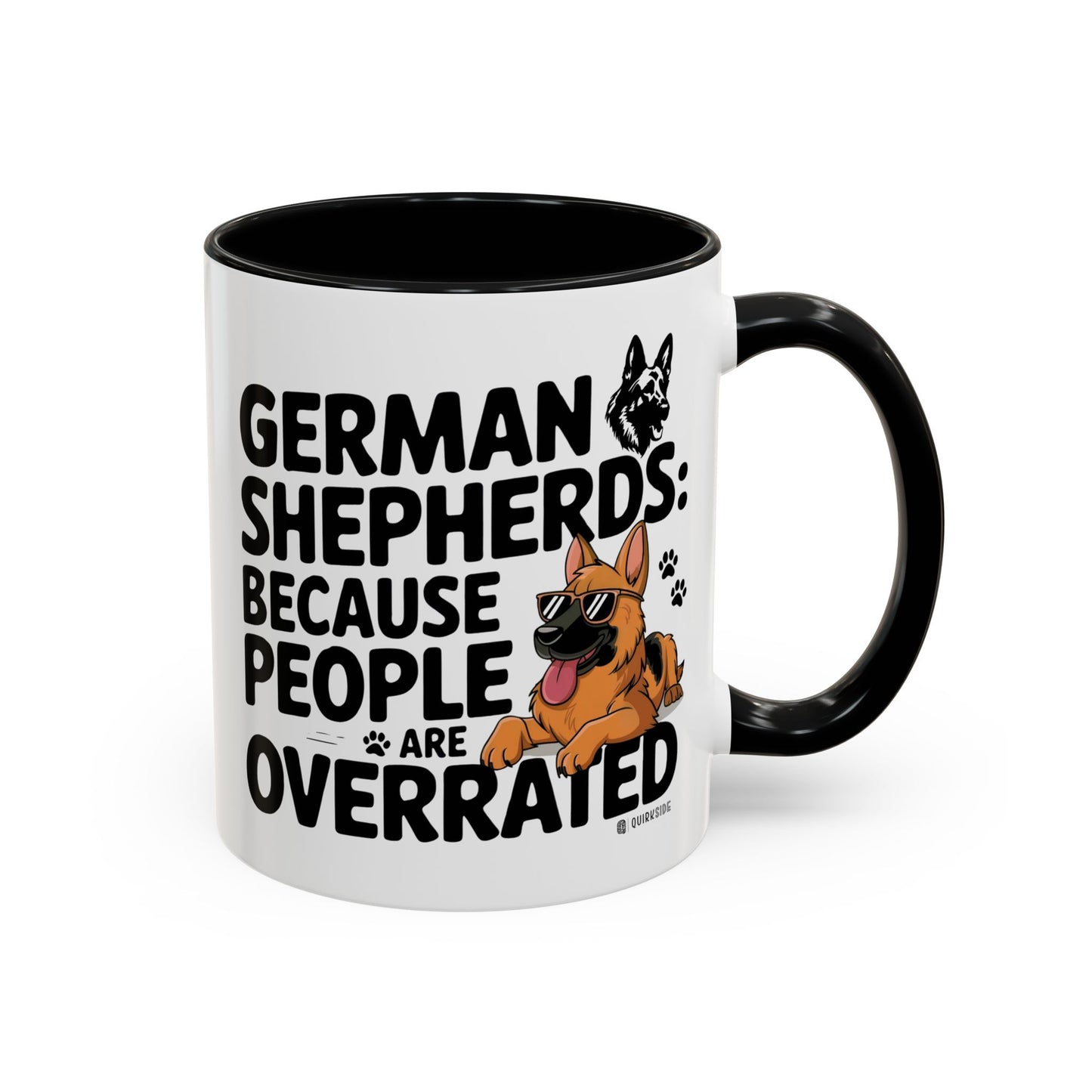 German Shepherds Coffee Mug - Funny Dog Lover Gift, Pet Parent Humor, Animal Lover Decor, Unique Holiday Present, Dog Breed Lovers