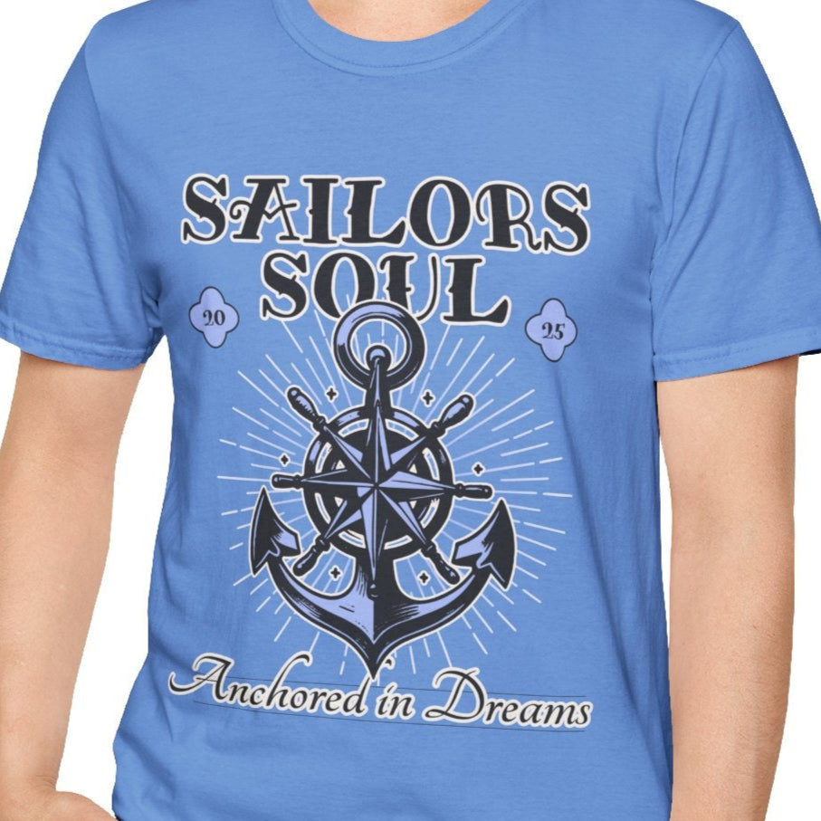 Sail Away T-Shirt, Nautical Tee, Boating Shirt, Sailing Apparel, Ocean Lover Gift - Quirkside Creations