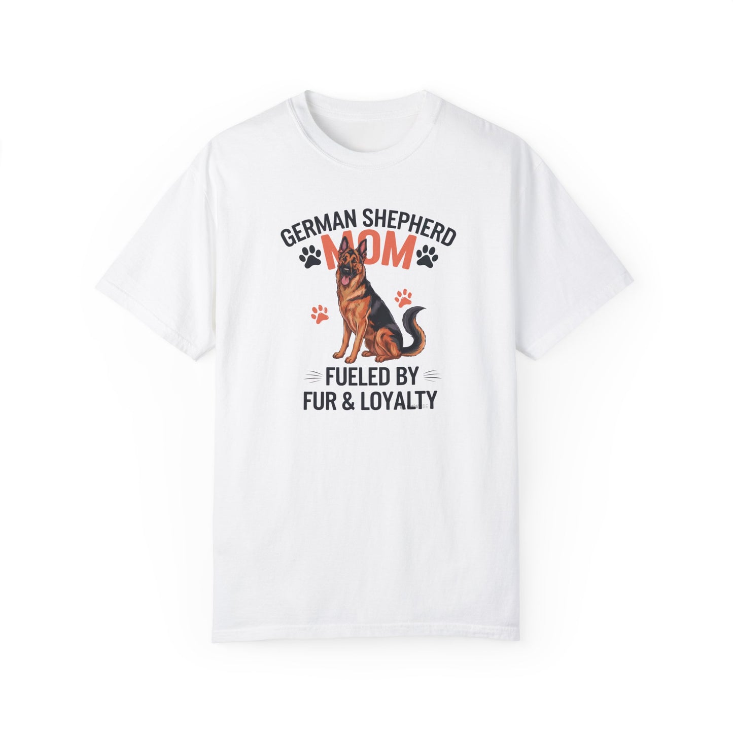 German Shepherd Dog Lover Unisex Garment-Dyed T-shirt, Parent Gift, Funny Dog Tee, Dog Mom Shirt, Gift for Dog Lovers