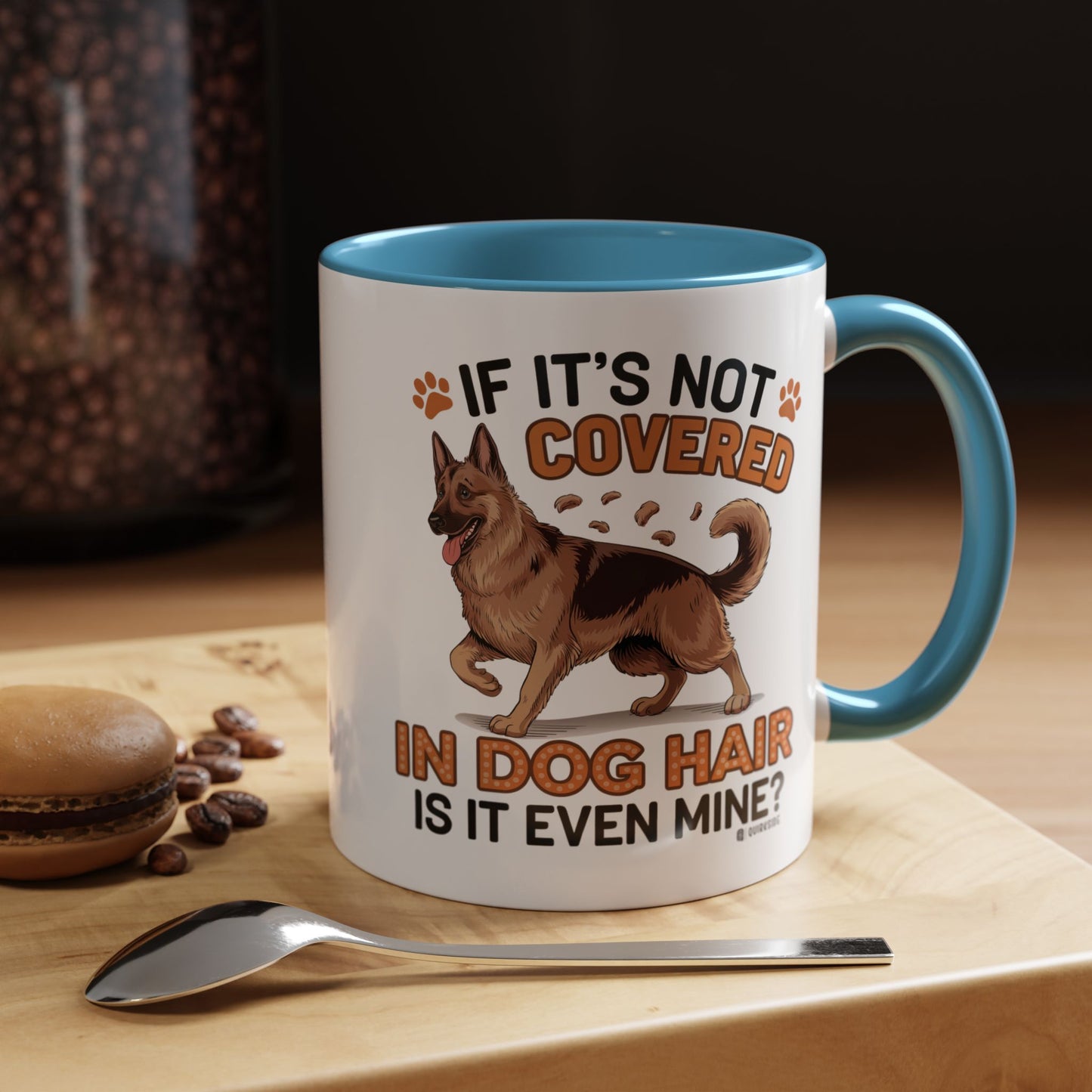 Dog Hair Lover's Coffee Mug | Funny Pet Mug | Gifts for Dog Owners | Cute Pet Lover Gift | Animal Lover Coffee Cup | Dog Mom Mug