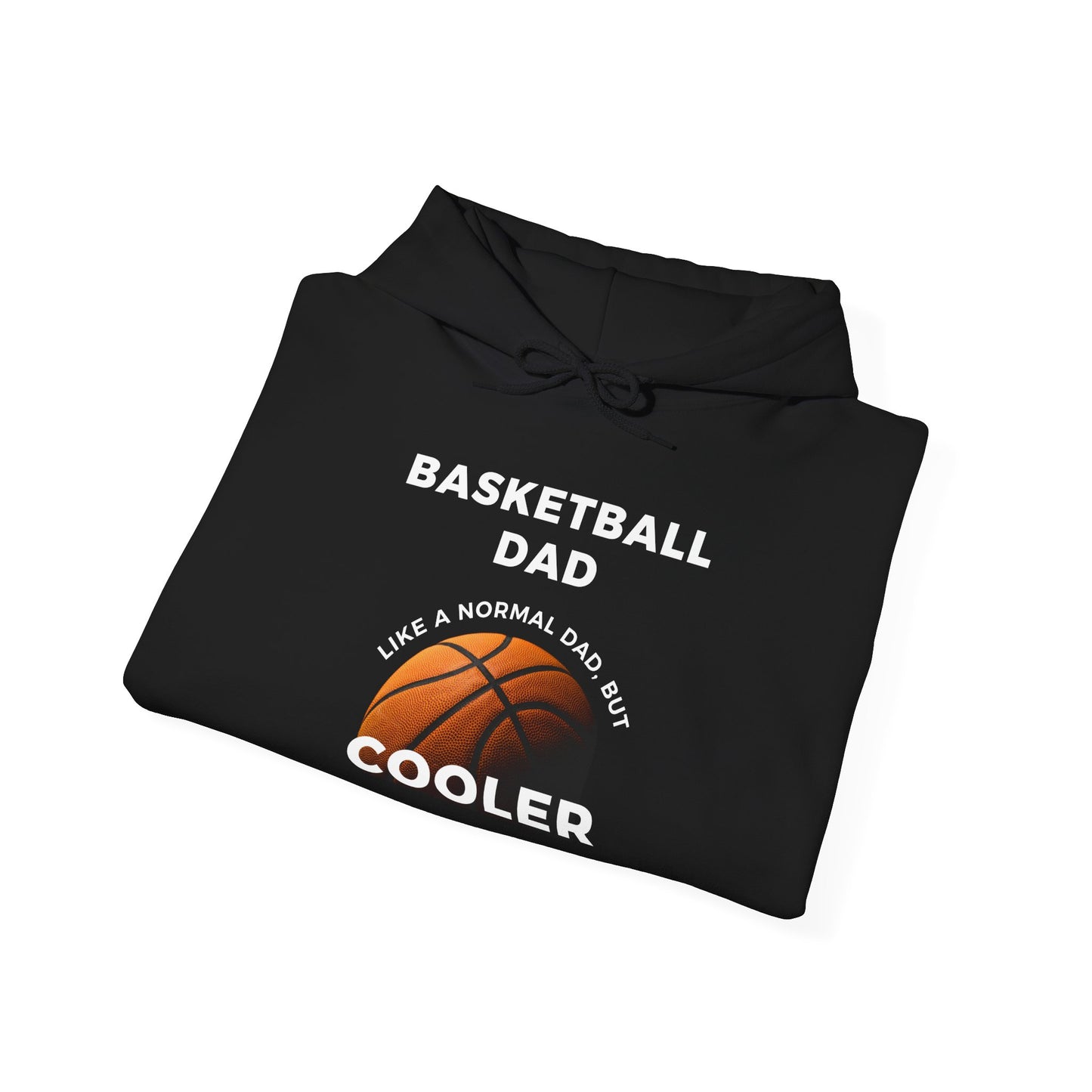 Basketball Dad Coolness Hoodie, Father's Day Gift, Sports Fan Sweatshirt, Gift for Basketball Lover, Dad Appreciation Apparel - Quirkside Creations