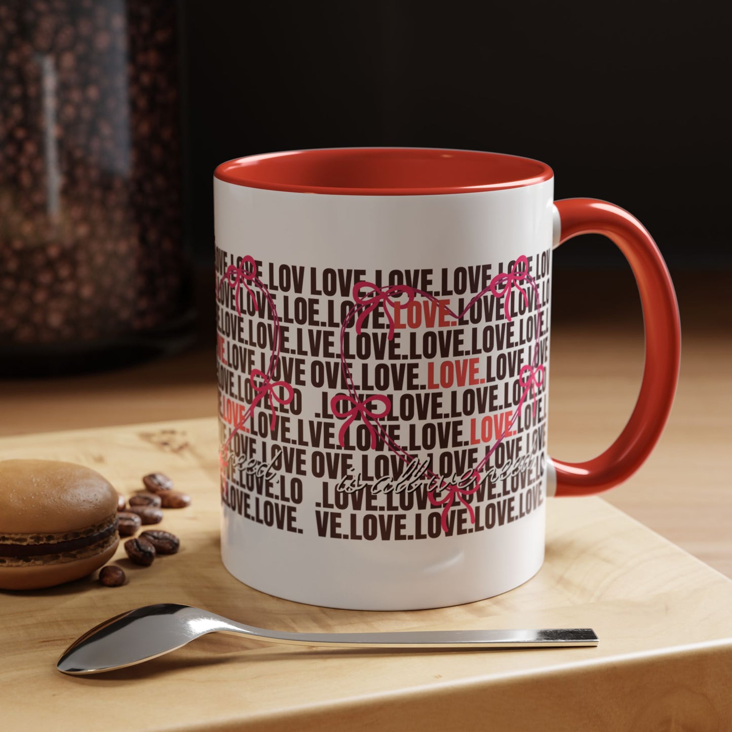 Romantic Love Coffee Mug - Perfect Gift for Anniversary, Valentine's Day, Wedding, Love-Themed Decor, Ceramic Drinkware
