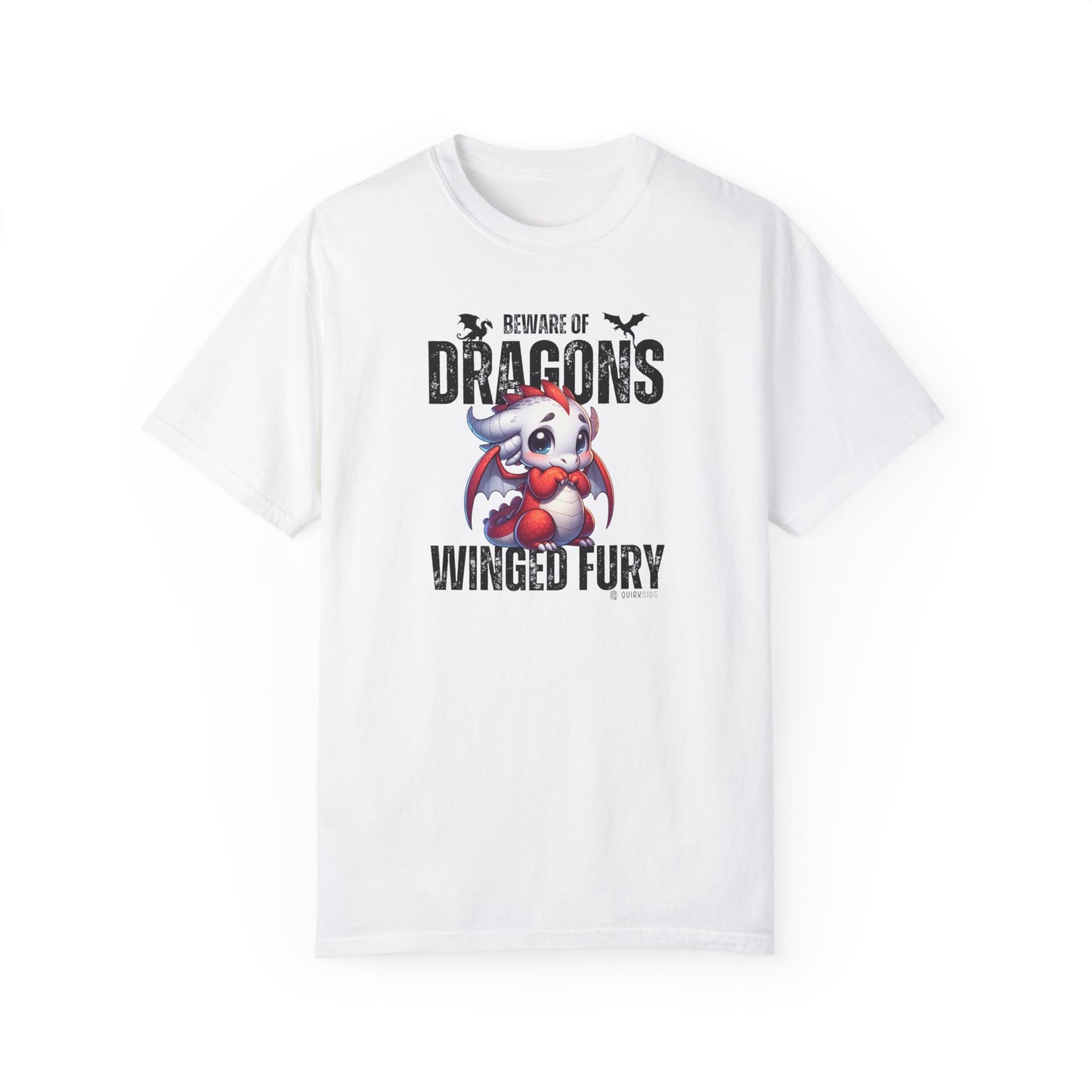 Dragon Lover Unisex T-shirt, Dragon Tee Shirt, Fantasy Graphic Tee, Dragon Art Shirt, Dragon Apparel - Quirkside Creations