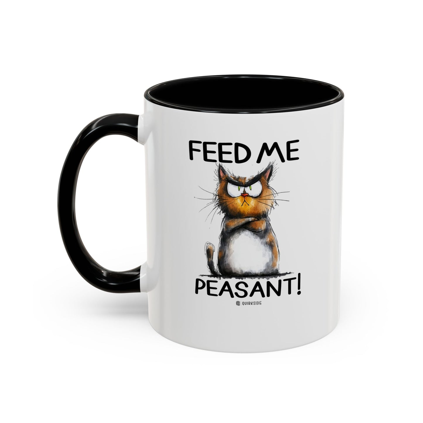 Sassy Cat Accent Coffee Mug | Funny Gift for Cat Lovers | Cute Home Coffee Mug | Unique Cat Mom Present | 11oz & 15oz Available