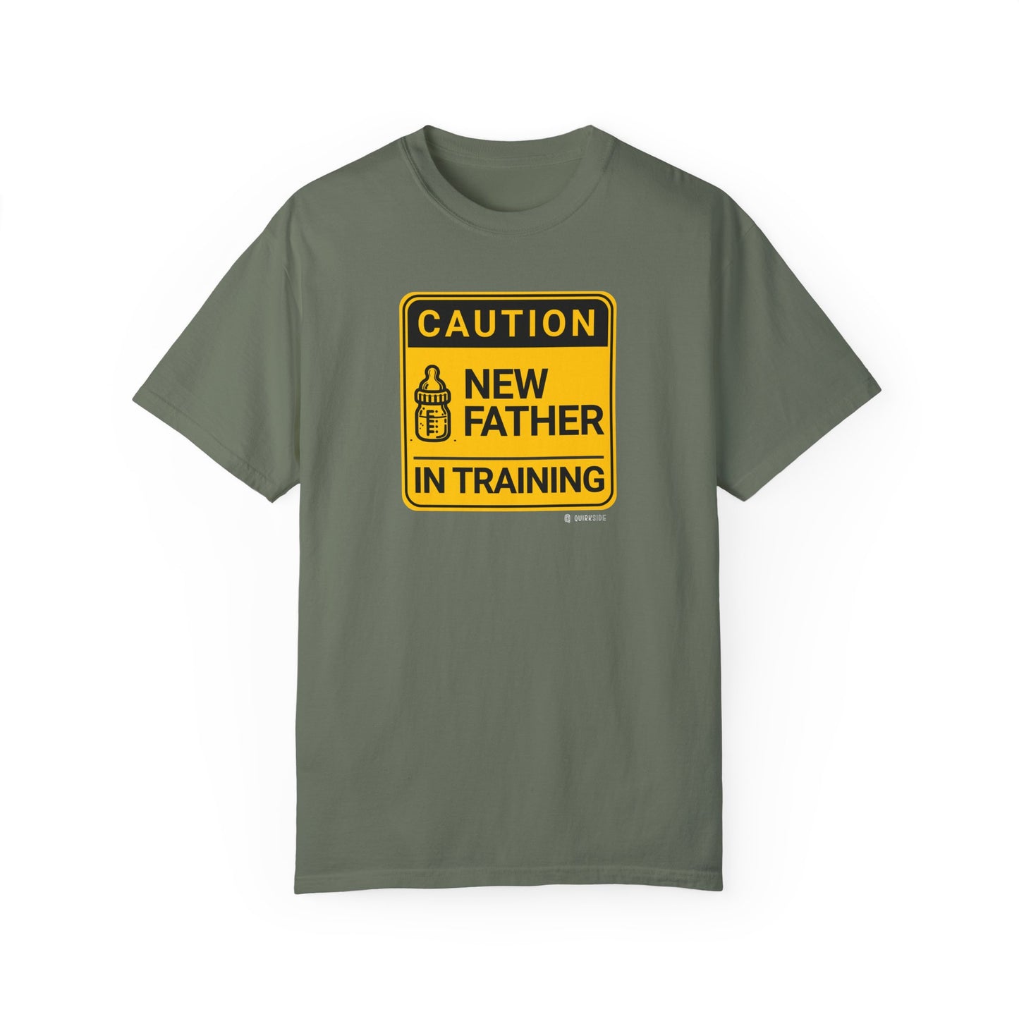New Dad Unisex Garment-Dyed T-shirt, Father's Day Gift, Funny Parenting Tee, Baby Shower Present, Gender Reveal Shirt, Dad Life Apparel - Quirkside Creations