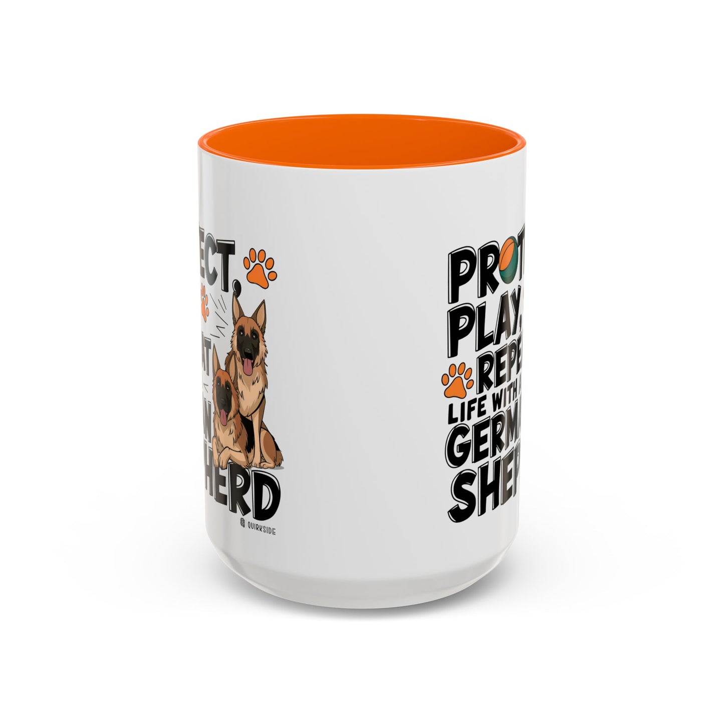 German Shepherd Lover's Accent Coffee Mug - Perfect Gift for Dog Owners, Pet Lovers, Birthdays, Holidays, Home Decor
