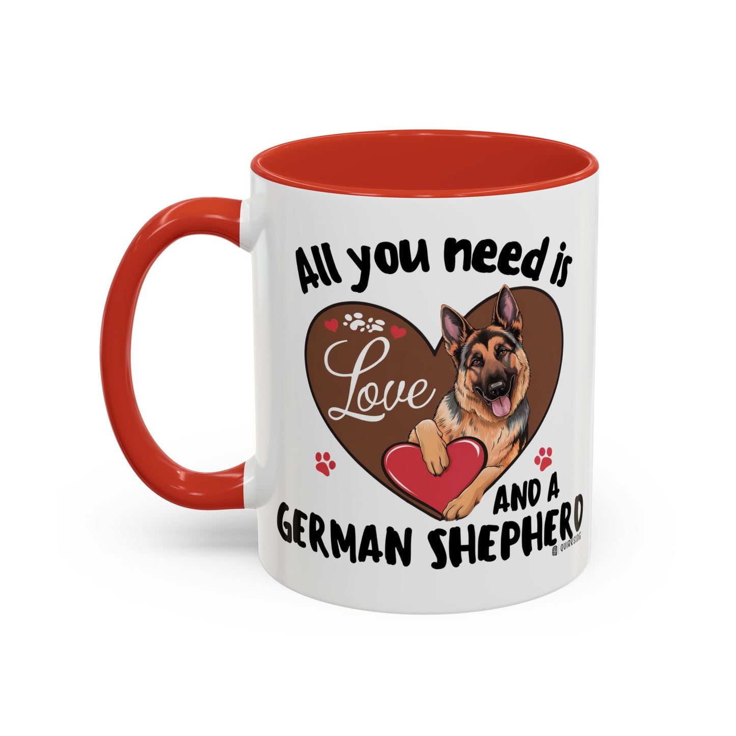 German Shepherd Love Mug | Dog Owner Gift | Coffee Cup | Animal Lover Gift | Pet Lover's Mug | Cute Pet Coffee Mug