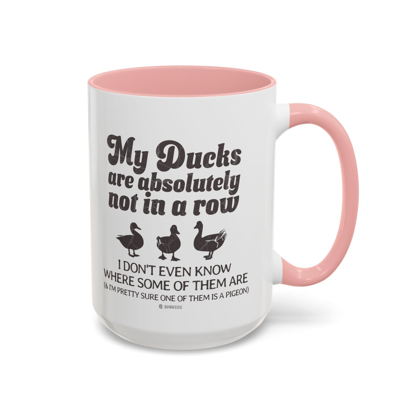 Humorous Accent Coffee Mug, Gift for Duck Lovers, Quirky Coffee Cup for Home or Office, Fun Mug for Birthdays, Funny Office Gift