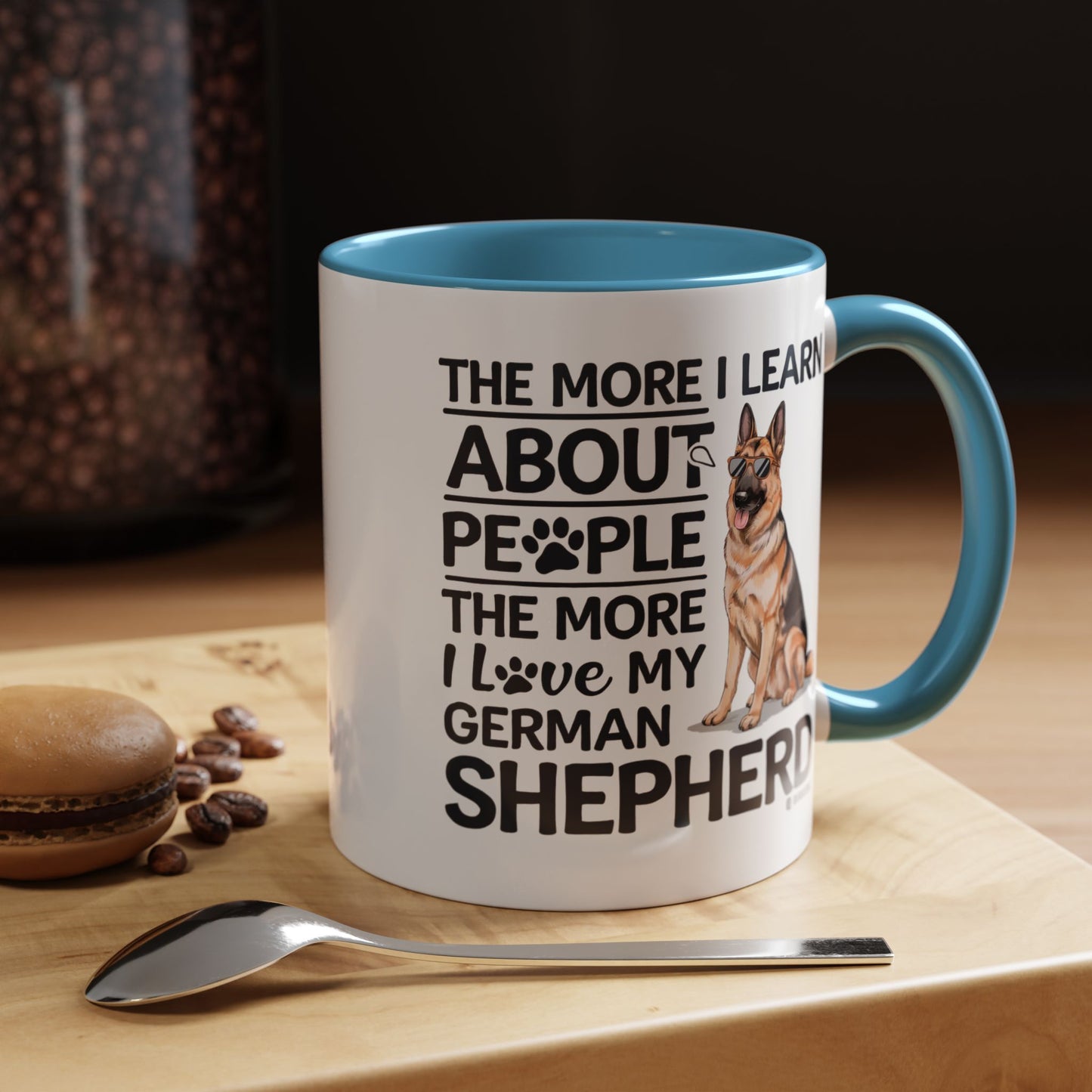 German Shepherd Love Coffee Mug, Dog Lover Gift, Pet Owner Mug, Birthday Gift, Animal Lover, Personalized Mug