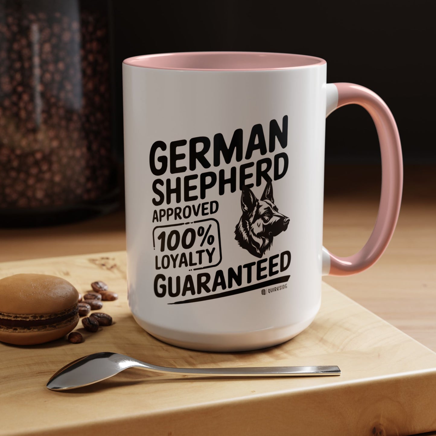 German Shepherd Lover Coffee Mug, Dog Owner Gift, Animal Lover Mug, Pet Parent Gift, Loyalty Guaranteed Mug