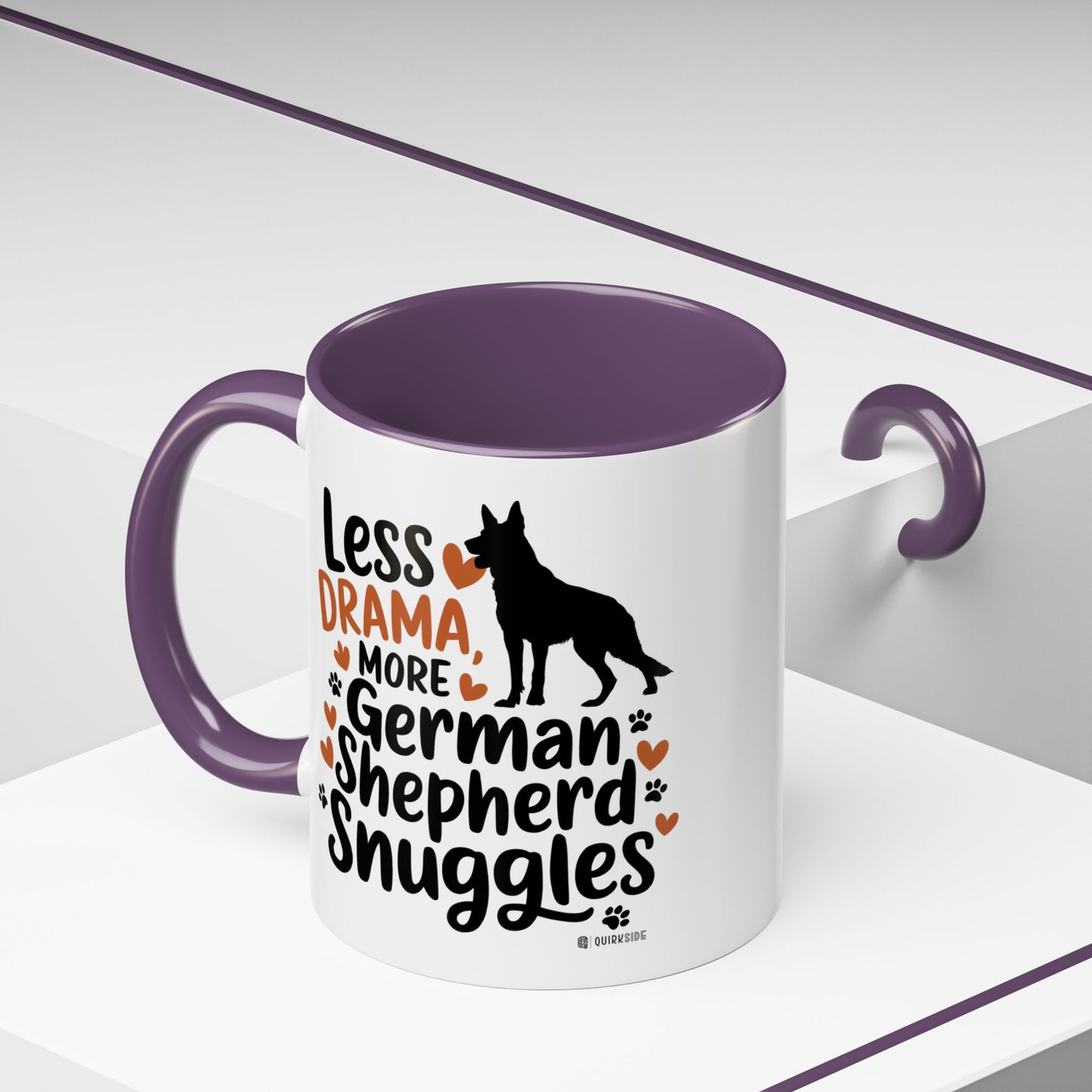 German Shepherd Love Mug | Accent Coffee Mug | Dog Mom Gift | Pet Owner Gift | Animal Lover Coffee Mug | Funny Dog Mug