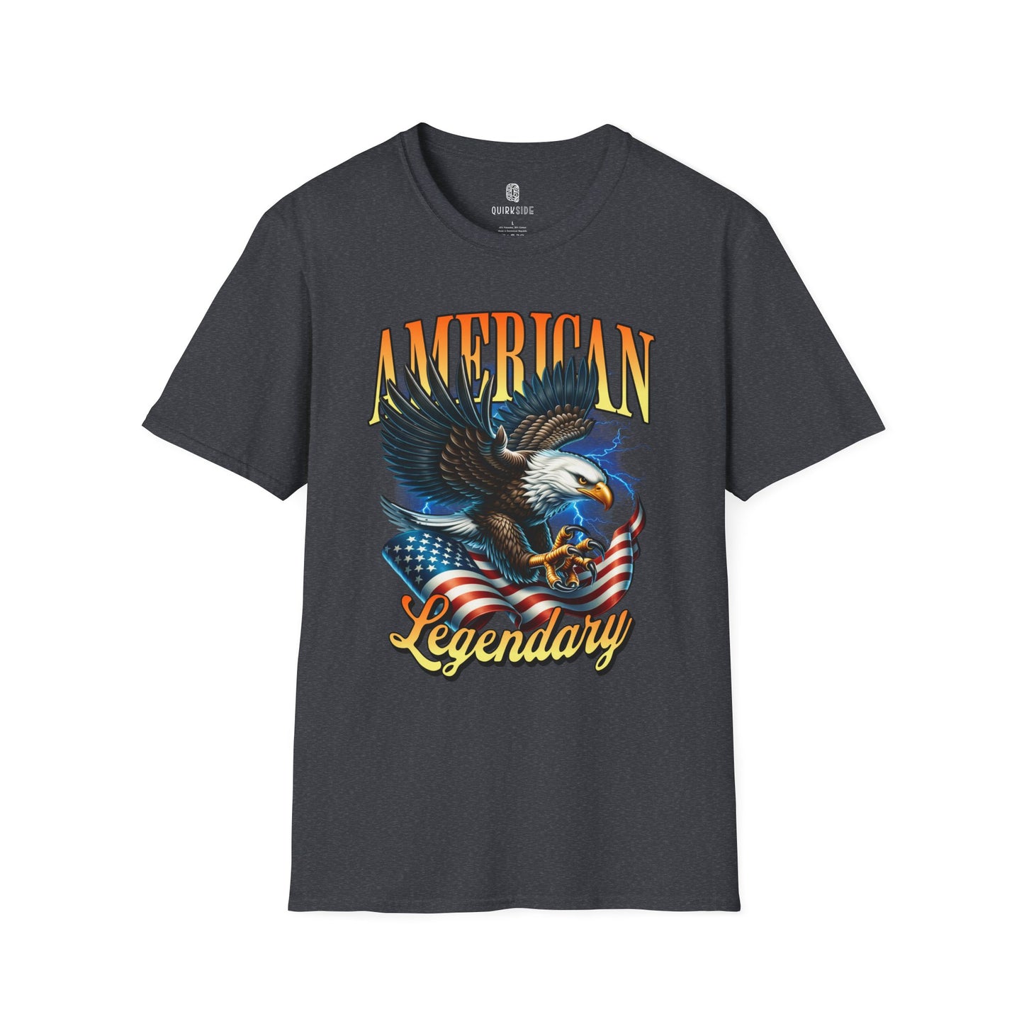 American Bald Eagle Patriotic T-Shirt, Unisex Shirt, American Pride Tee, Independence Day Shirt - Quirkside Creations