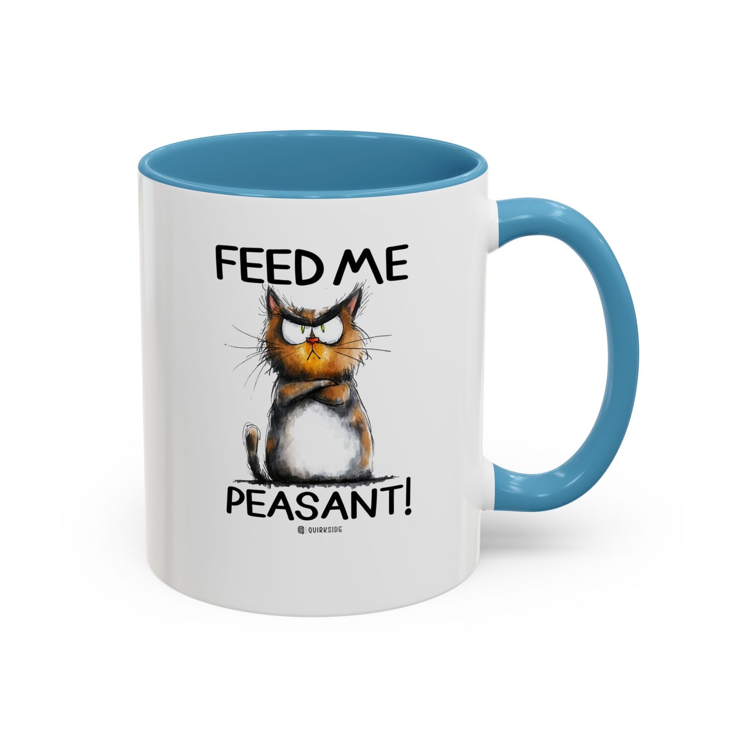 Sassy Cat Accent Coffee Mug | Funny Gift for Cat Lovers | Cute Home Coffee Mug | Unique Cat Mom Present | 11oz & 15oz Available