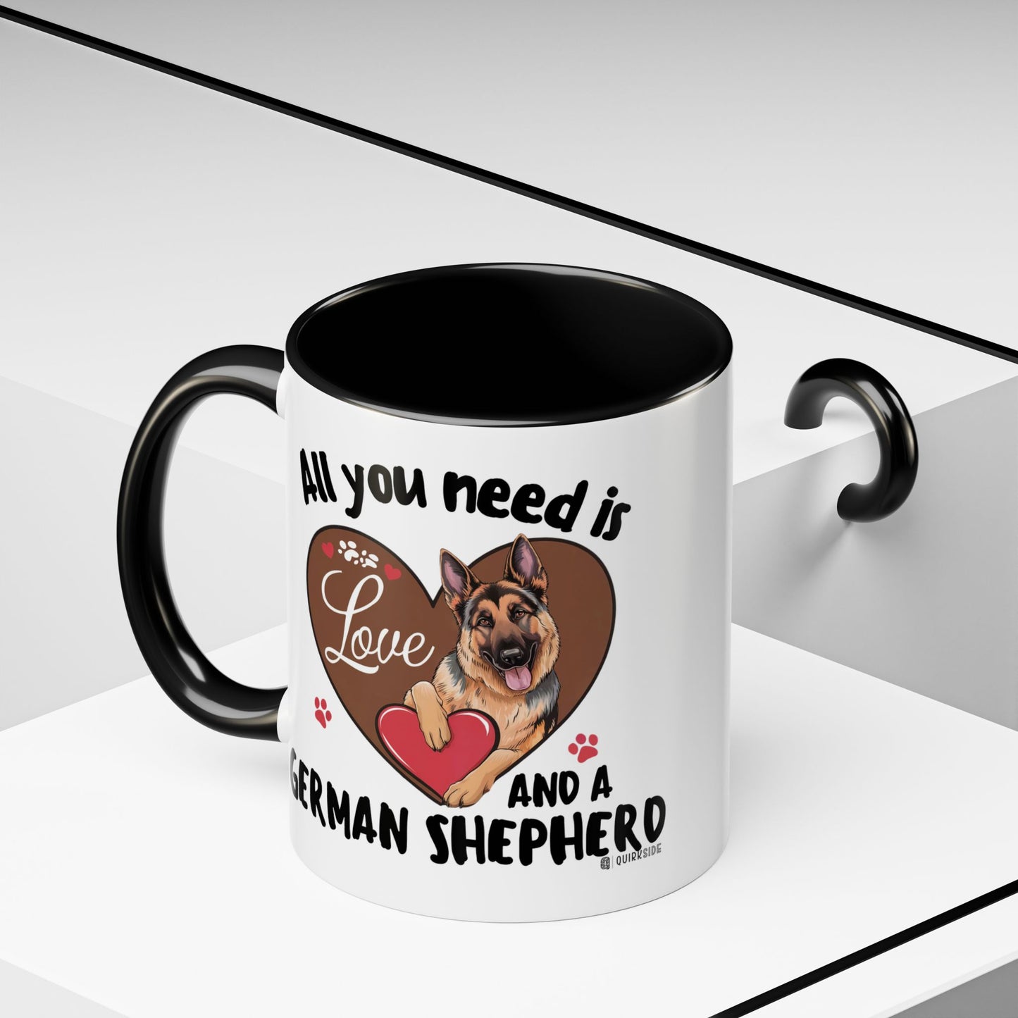 German Shepherd Love Mug | Dog Owner Gift | Coffee Cup | Animal Lover Gift | Pet Lover's Mug | Cute Pet Coffee Mug