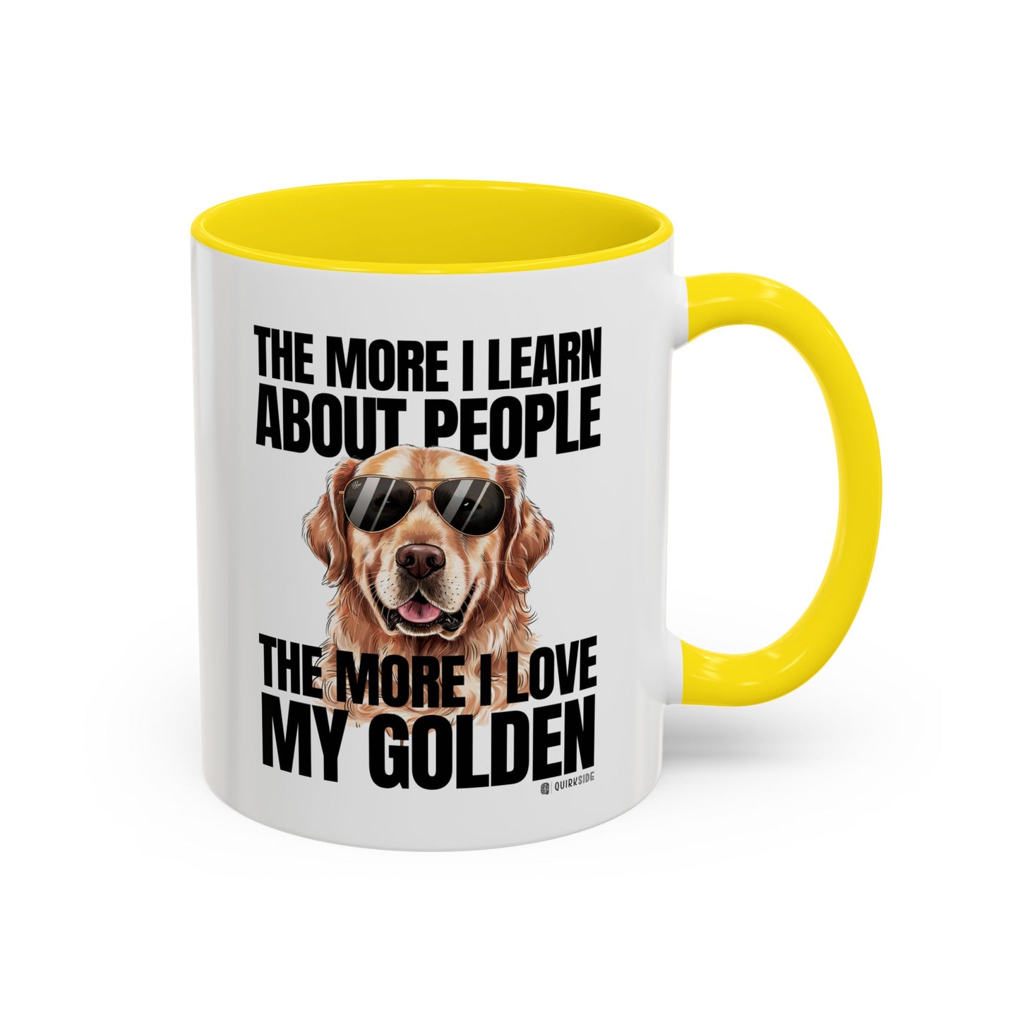Golden Retriever Love Coffee Mug - Funny Dog Mug, Pet Owner Gift, Personalized Mug, Animal Lover Gift, Birthday Gift