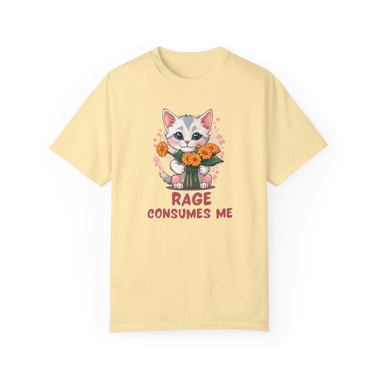 Funny Kitten T-Shirt, Cat Lover Tee, Cute Feline Graphic Shirt, Humorous Pet Owner Top, Animal Rage Quote Apparel - Quirkside Creations