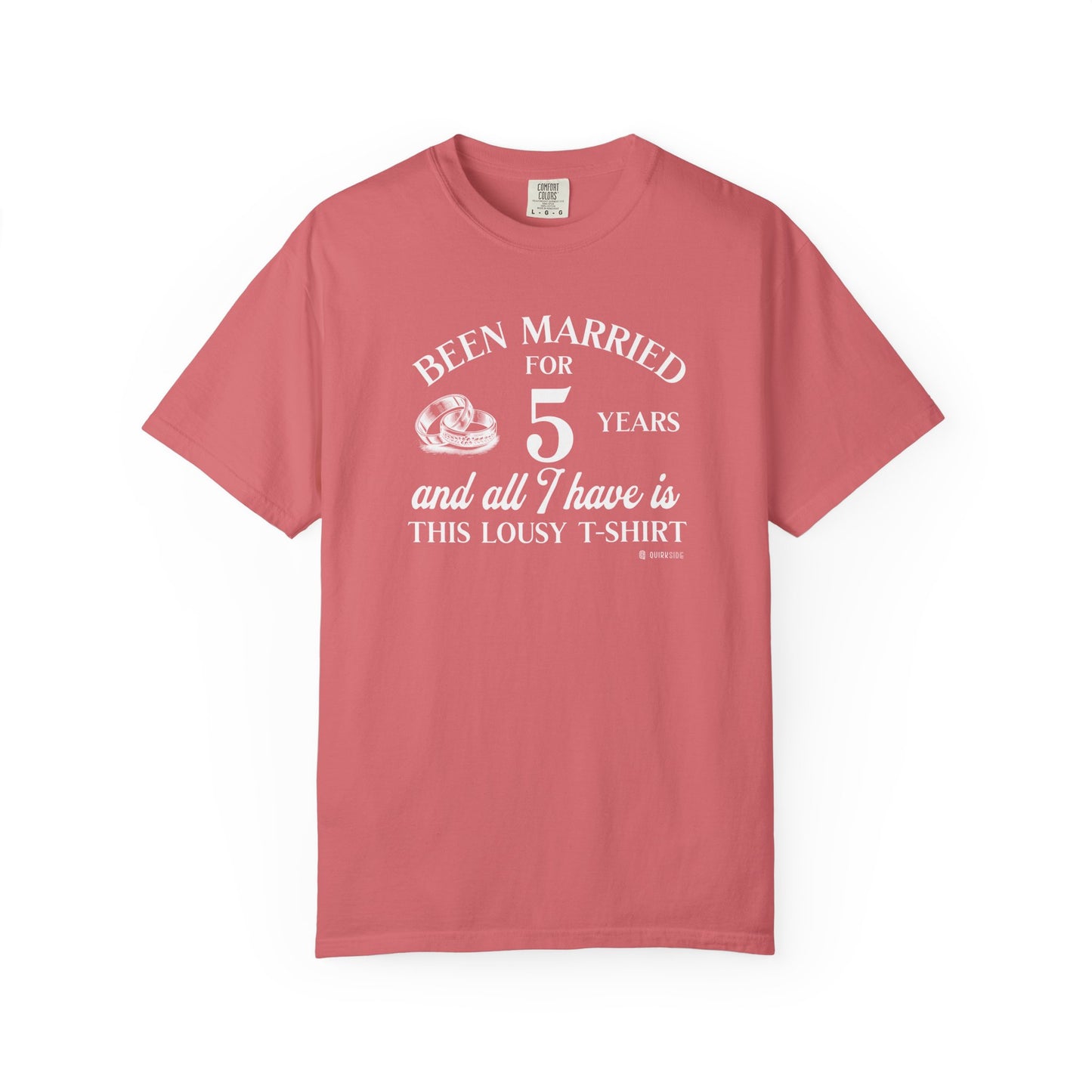 Hilarious Marriage Celebration T-shirt, Customizable Unisex Tee for Anniversary, Funny Gift, Humor Shirt, Wicked Sense of Humor Top