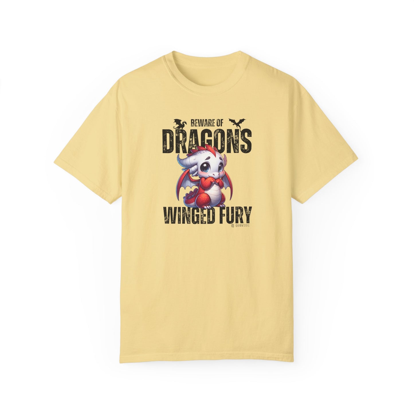 Dragon Lover Unisex T-shirt, Dragon Tee Shirt, Fantasy Graphic Tee, Dragon Art Shirt, Dragon Apparel - Quirkside Creations