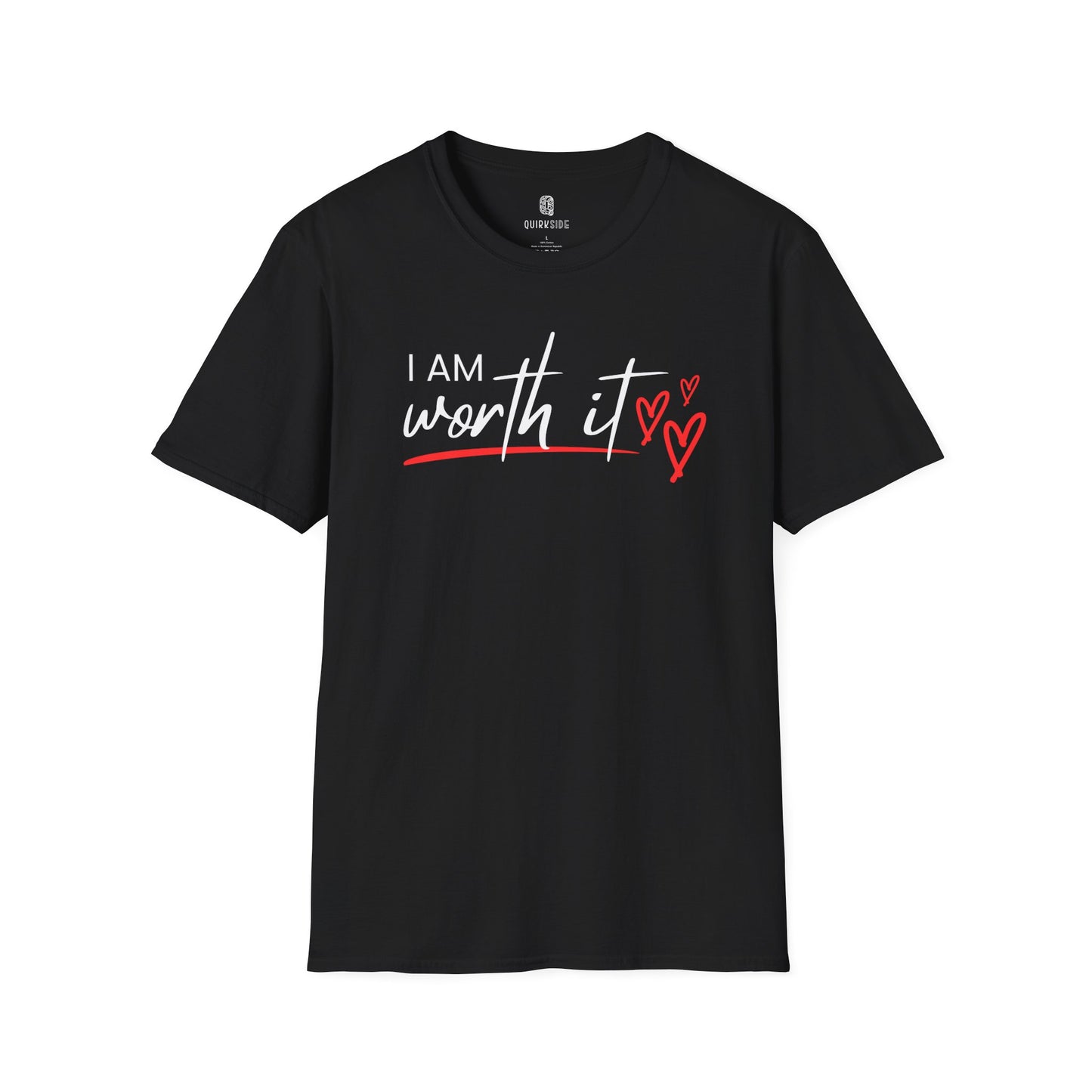 Inspirational Self-Worth Unisex T-Shirt, Self-Confidence Tee, Motivational Shirt, Empowering Graphic Top, Positive Quote Apparel - Quirkside Creations