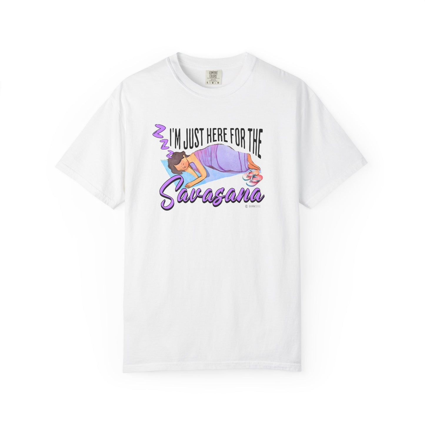 Yoga Lover Unisex Garment-Dyed T-shirt, Funny Quote Tee, Meditation Shirt, Relaxation Top, Namaste Apparel