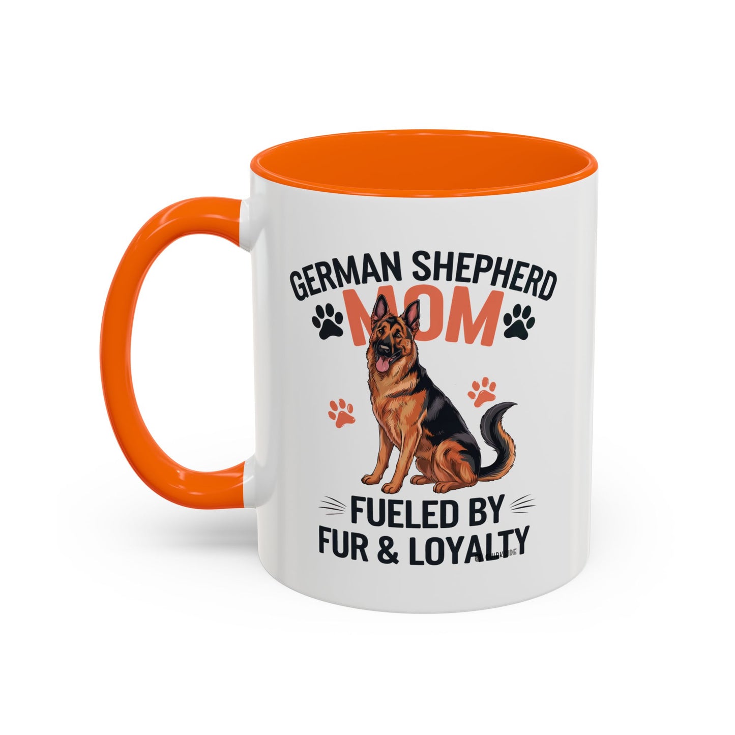 German Shepherd Mom Accent Coffee Mug: Perfect Gift for Dog Lovers, Pet Owners, Dog Enthusiasts, Animal Lovers