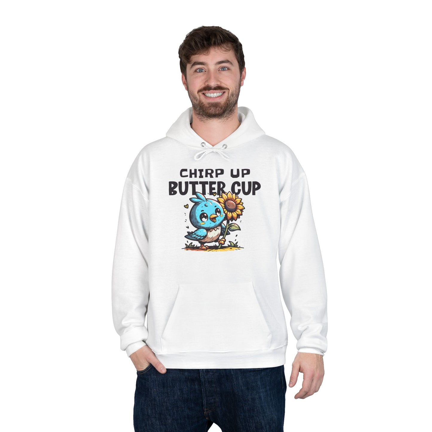 Positive Vibes Fun Pullover Hoodie Sweatshirt, Inspirational Encouragement Top, Cheerful Eco-Friendly Jumper, Colorful Optimistic Hoodie - Quirkside Creations