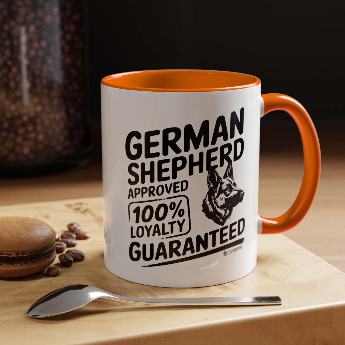 German Shepherd Lover Coffee Mug, Dog Owner Gift, Animal Lover Mug, Pet Parent Gift, Loyalty Guaranteed Mug