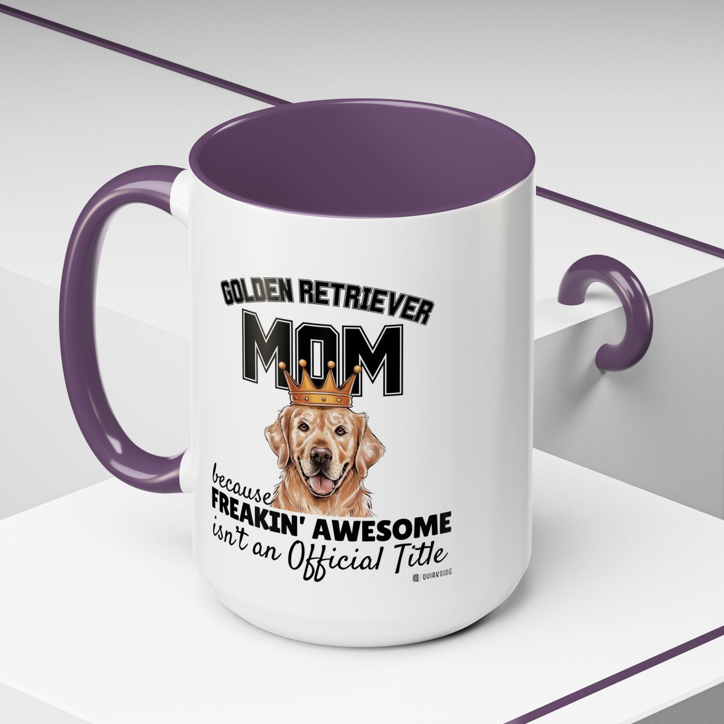Golden Retriever Mom Coffee Mug - Perfect Gift for Dog Lovers, Pet Owners, Birthday, Mother's Day, Funny Dog Mom Mug
