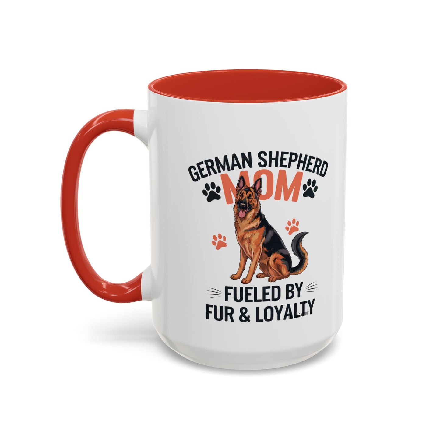 German Shepherd Mom Accent Coffee Mug: Perfect Gift for Dog Lovers, Pet Owners, Dog Enthusiasts, Animal Lovers