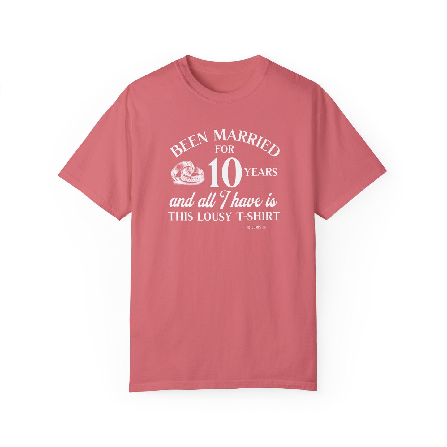 Hilarious Marriage Celebration T-shirt, Customizable Unisex Tee for Anniversary, Funny Gift, Humor Shirt, Wicked Sense of Humor Top - Quirkside Creations