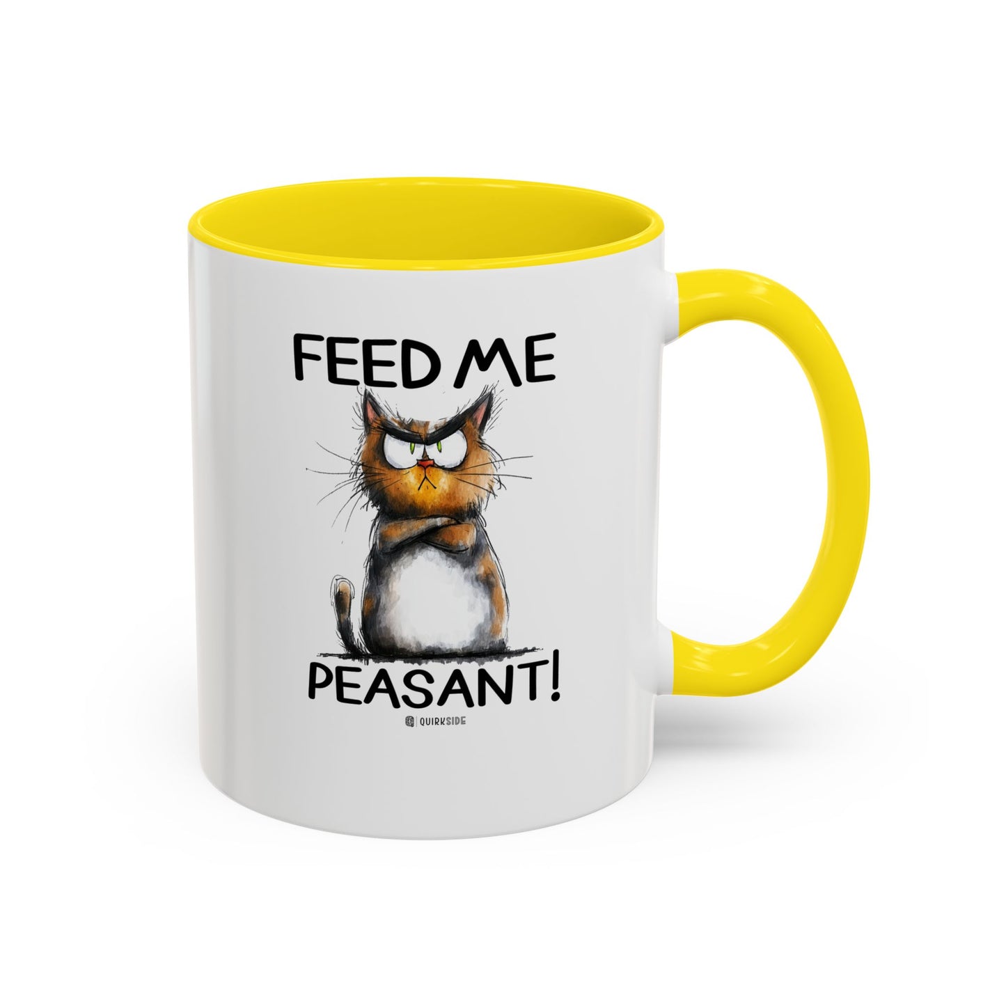 Sassy Cat Accent Coffee Mug | Funny Gift for Cat Lovers | Cute Home Coffee Mug | Unique Cat Mom Present | 11oz & 15oz Available