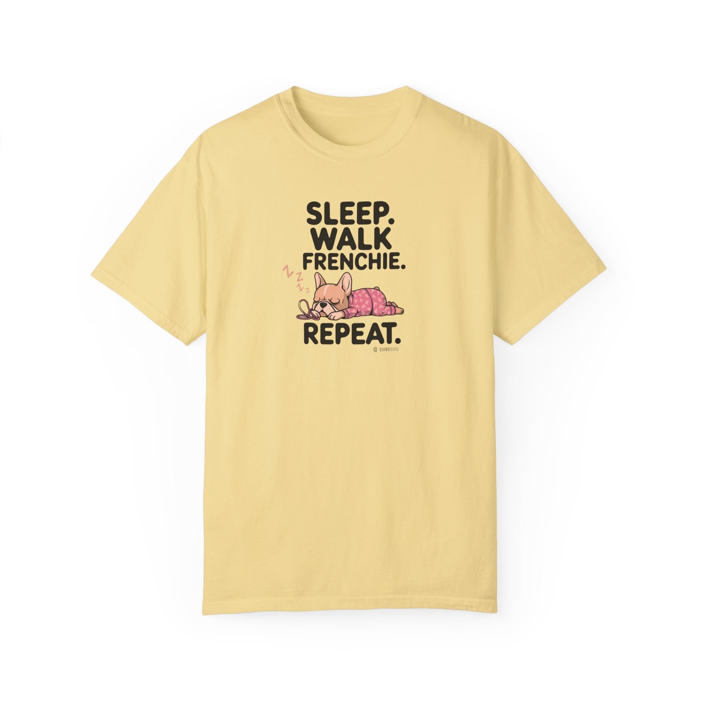 French Bulldog Lover Unisex Garment-Dyed T-shirt, Dog Parent Tee, Cute Bulldog Shirt, Pet Lover Top, Animal Graphic Tee