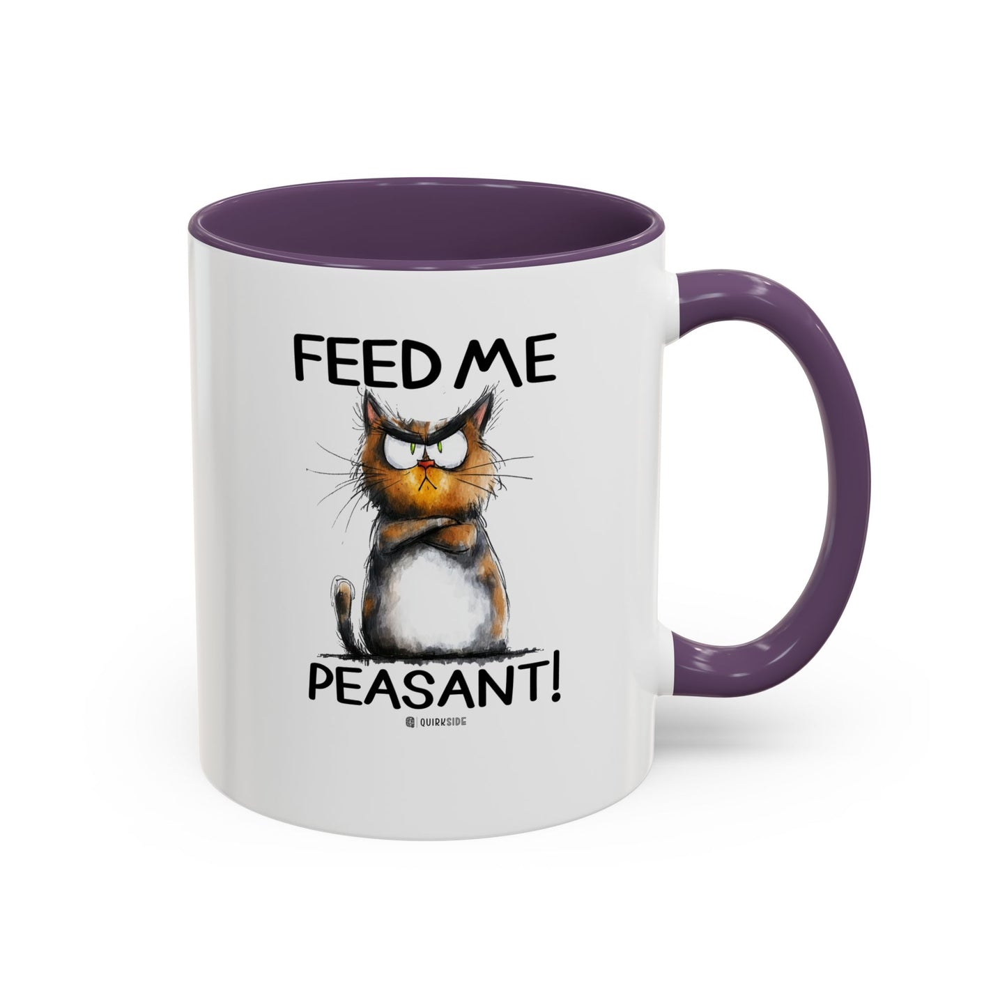 Sassy Cat Accent Coffee Mug | Funny Gift for Cat Lovers | Cute Home Coffee Mug | Unique Cat Mom Present | 11oz & 15oz Available