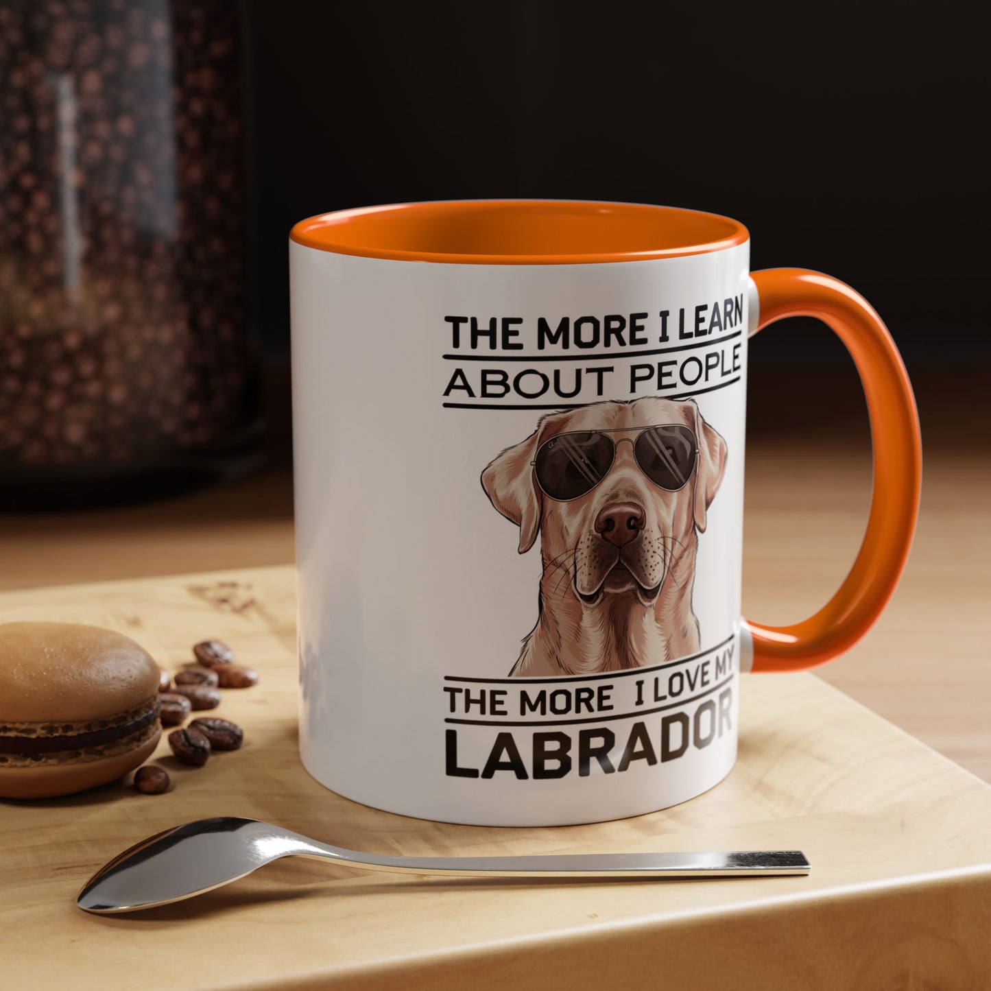 Labrador Coffee Mug - Cute Dog Lover Gift, Funny Pet Lover Cup, Labrador Owner Birthday, Dog Mom, Unique Animal Lover Present