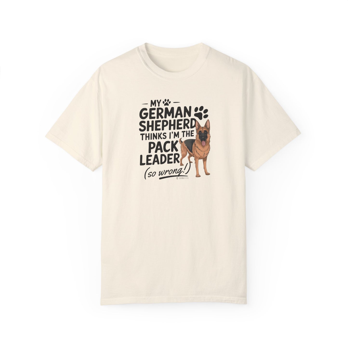German Shepherd Dog Lover Unisex Garment-Dyed T-shirt, Parent Gift, Funny Dog Tee, Dog Mom Shirt, Gift for Dog Lovers