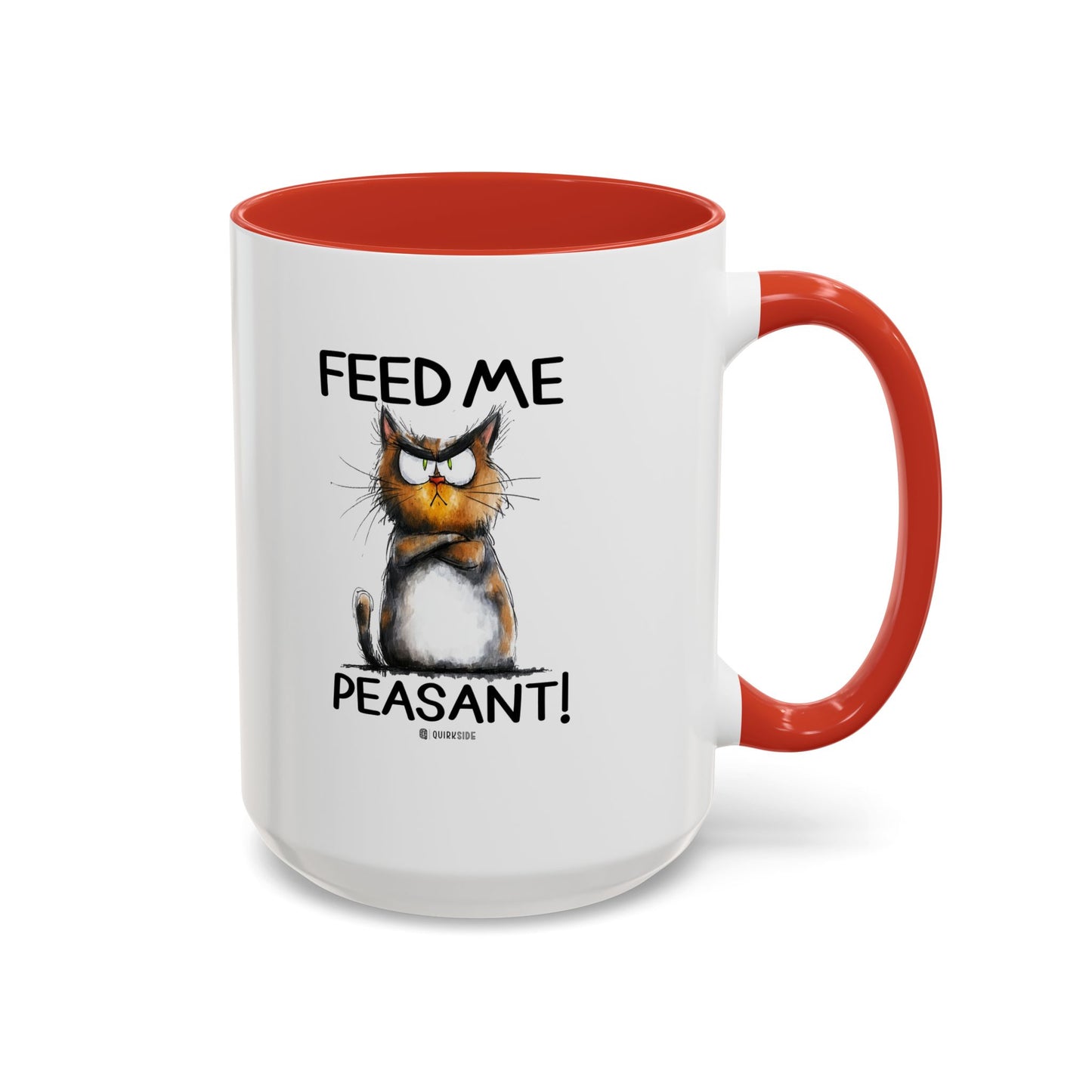 Sassy Cat Accent Coffee Mug | Funny Gift for Cat Lovers | Cute Home Coffee Mug | Unique Cat Mom Present | 11oz & 15oz Available