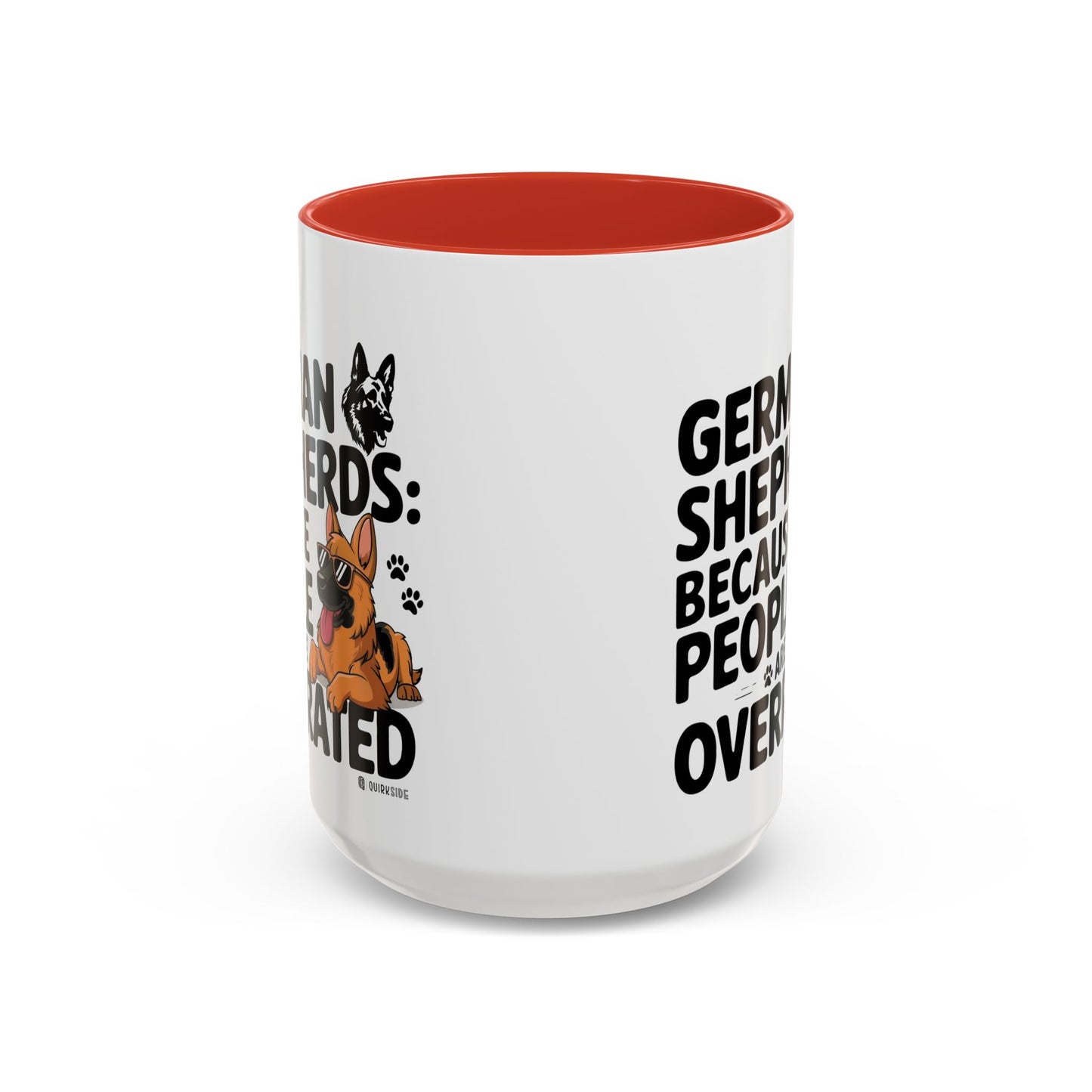 German Shepherds Coffee Mug - Funny Dog Lover Gift, Pet Parent Humor, Animal Lover Decor, Unique Holiday Present, Dog Breed Lovers