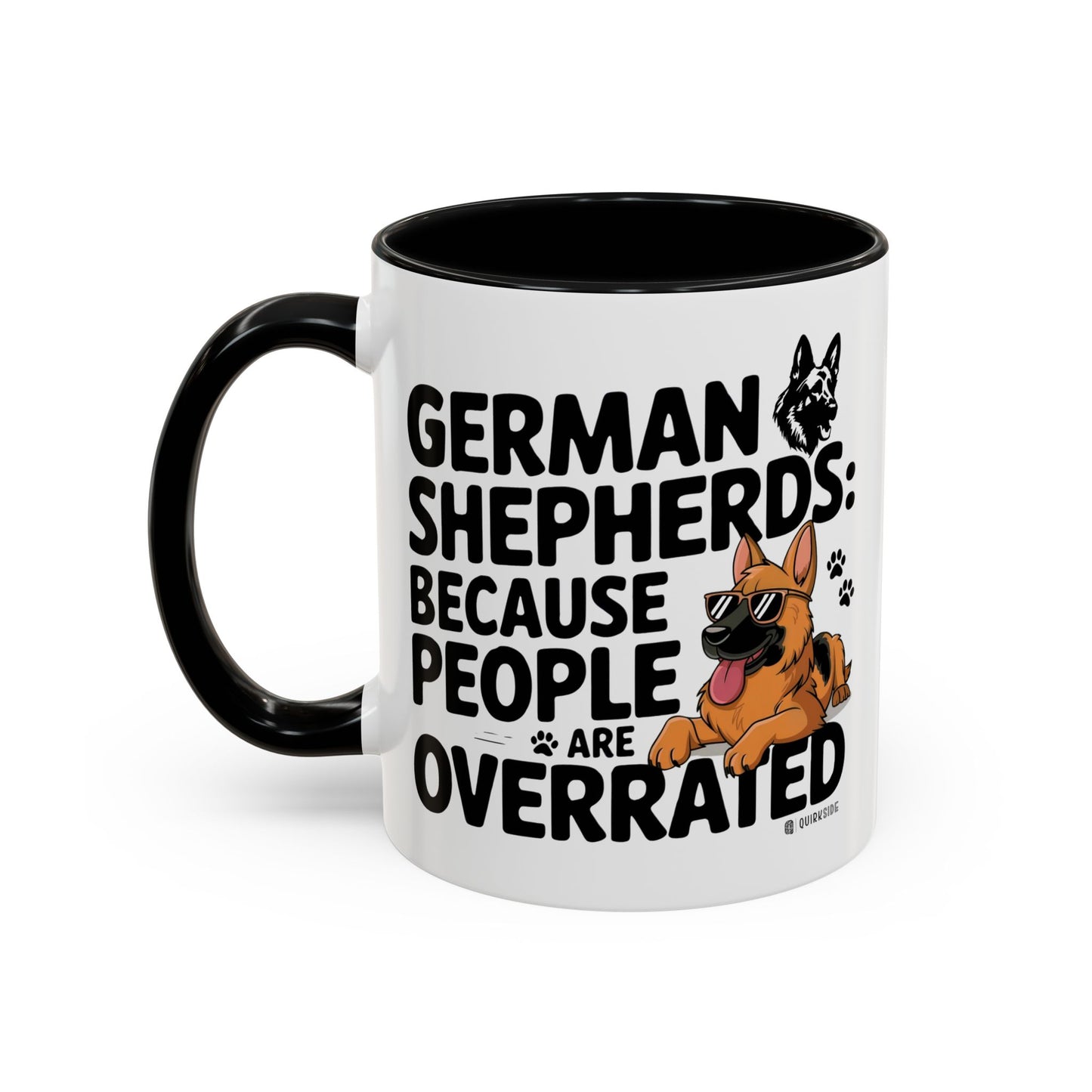 German Shepherds Coffee Mug - Funny Dog Lover Gift, Pet Parent Humor, Animal Lover Decor, Unique Holiday Present, Dog Breed Lovers